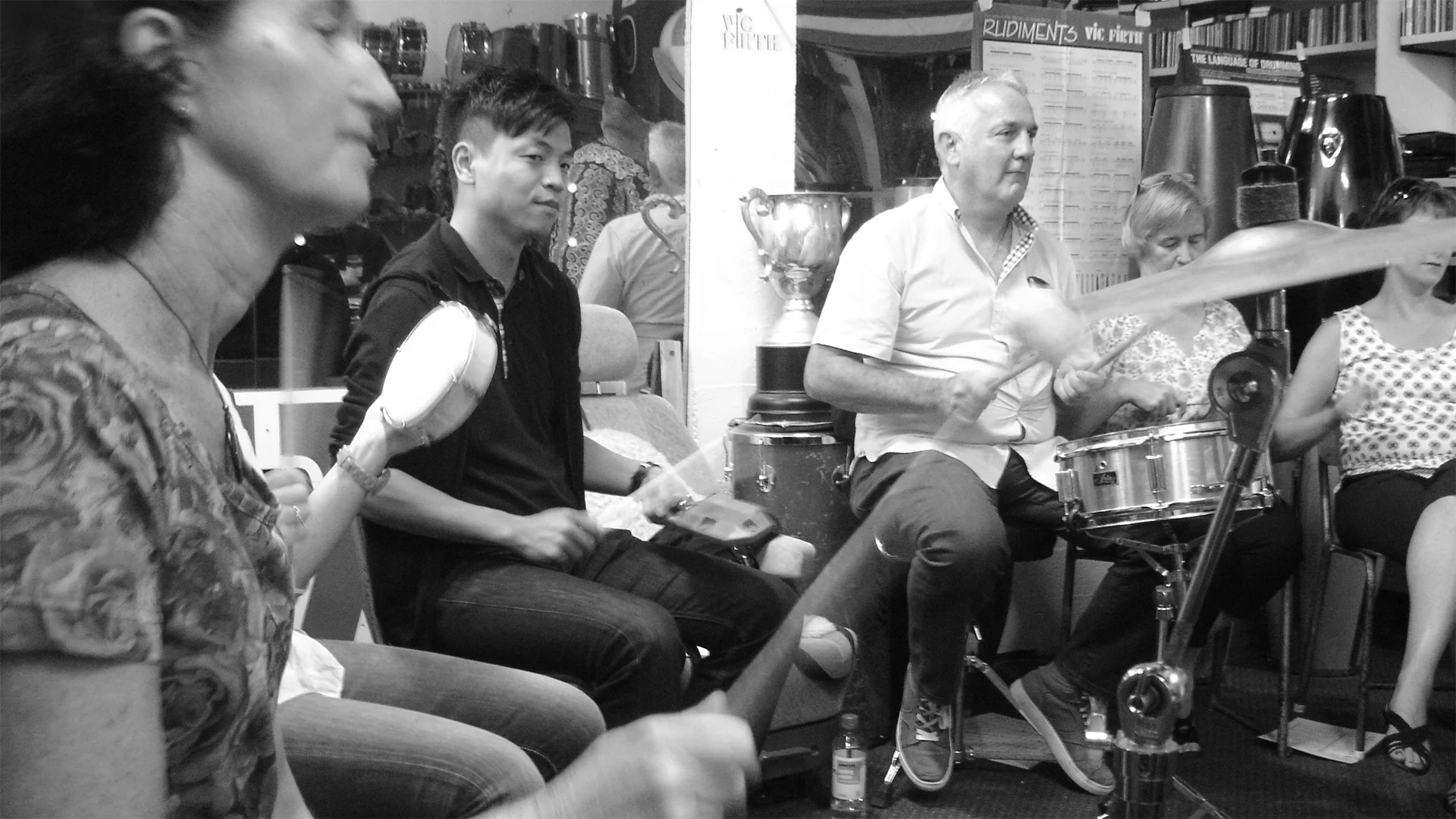 Team Drum team build workshop in progress.&nbsp;