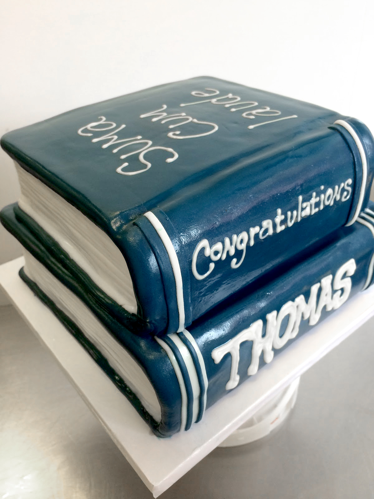 Scultped books cake.jpg