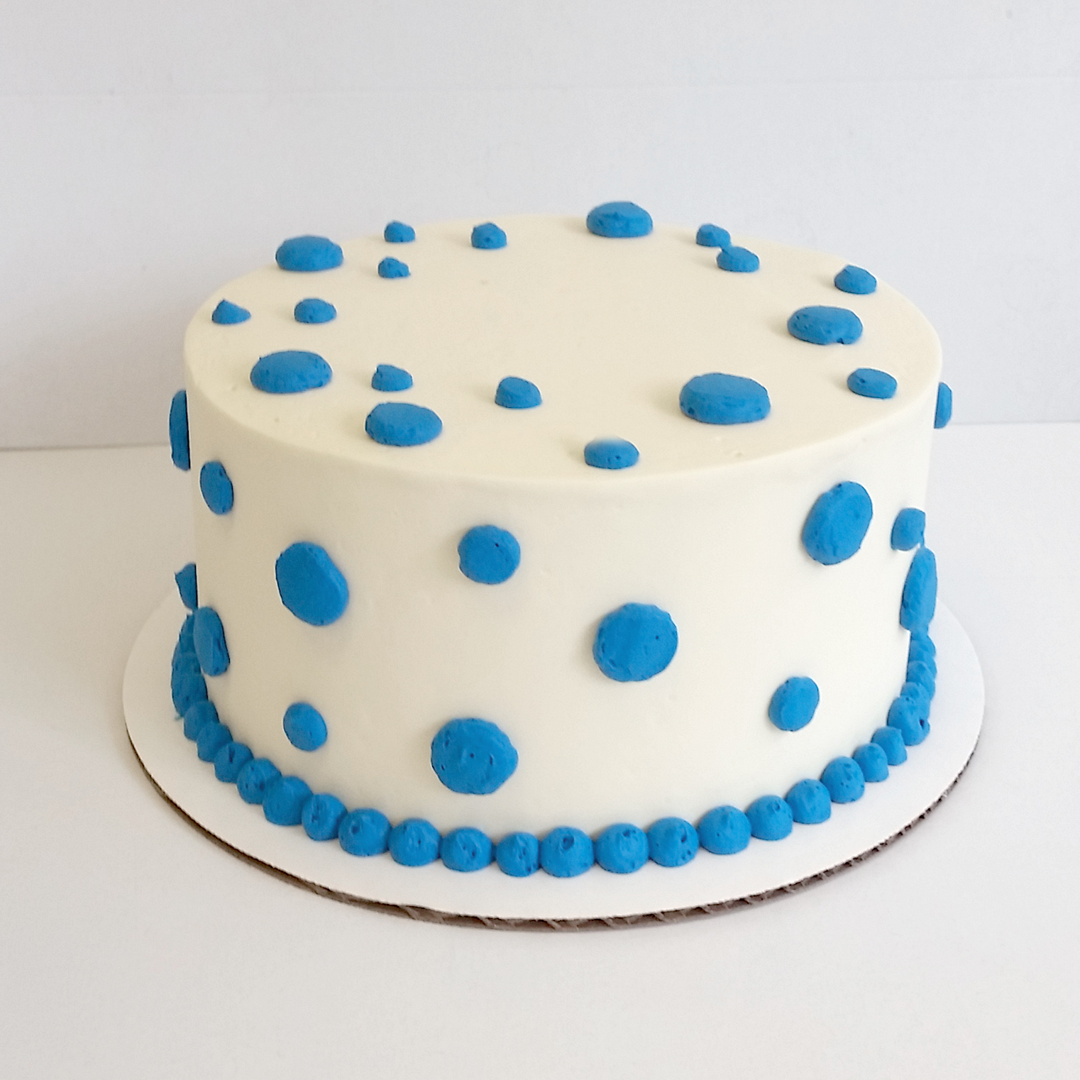 Standard H - Buttercream Polka Dots