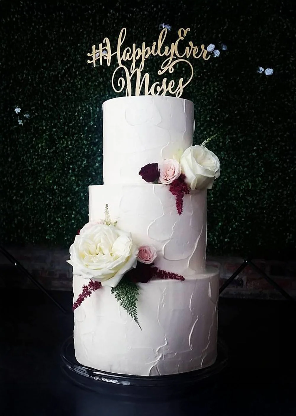 3 tier rustic fresh florals hashtag topper.jpg