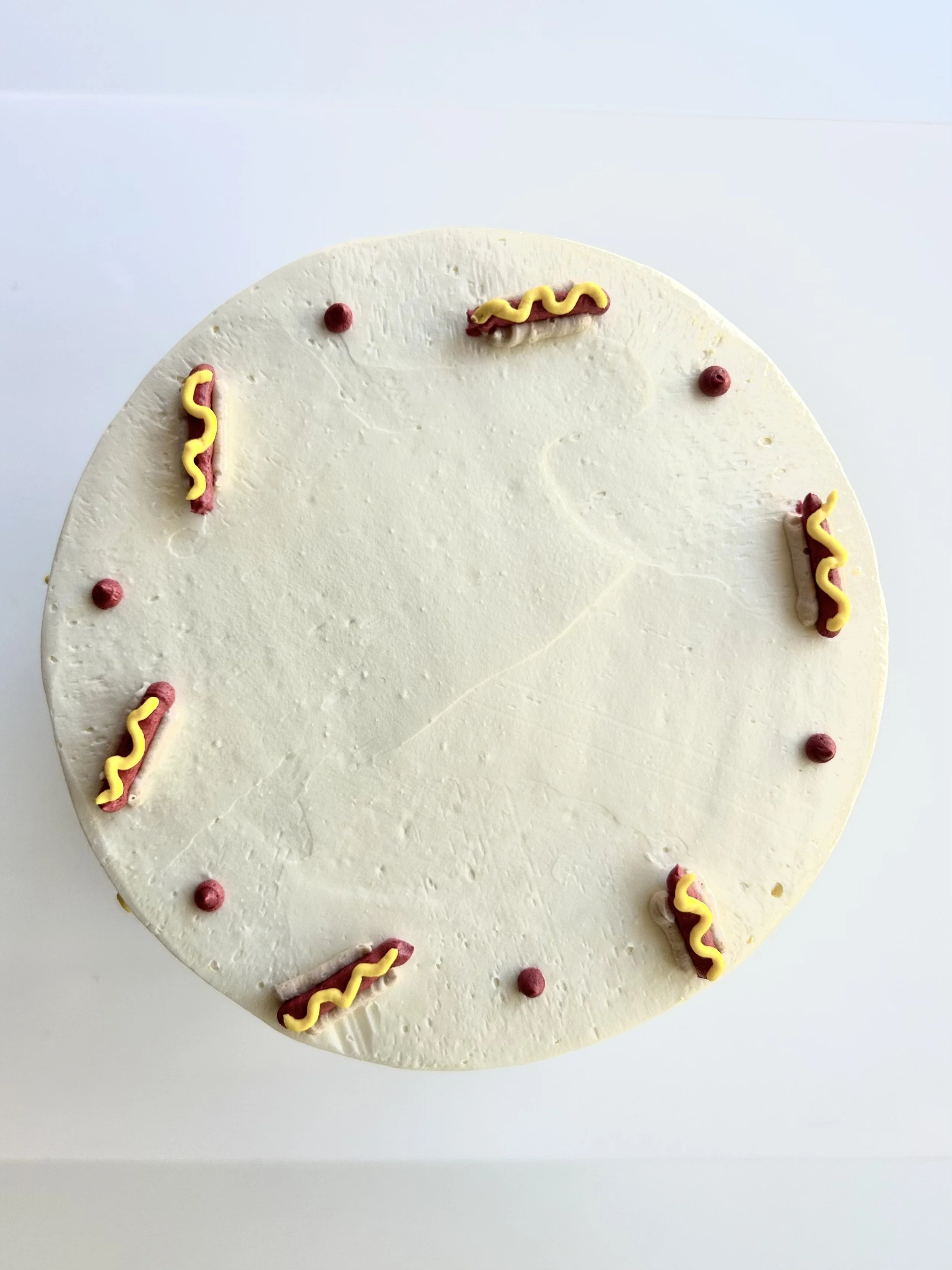 Whimsical Hot Dog Cake