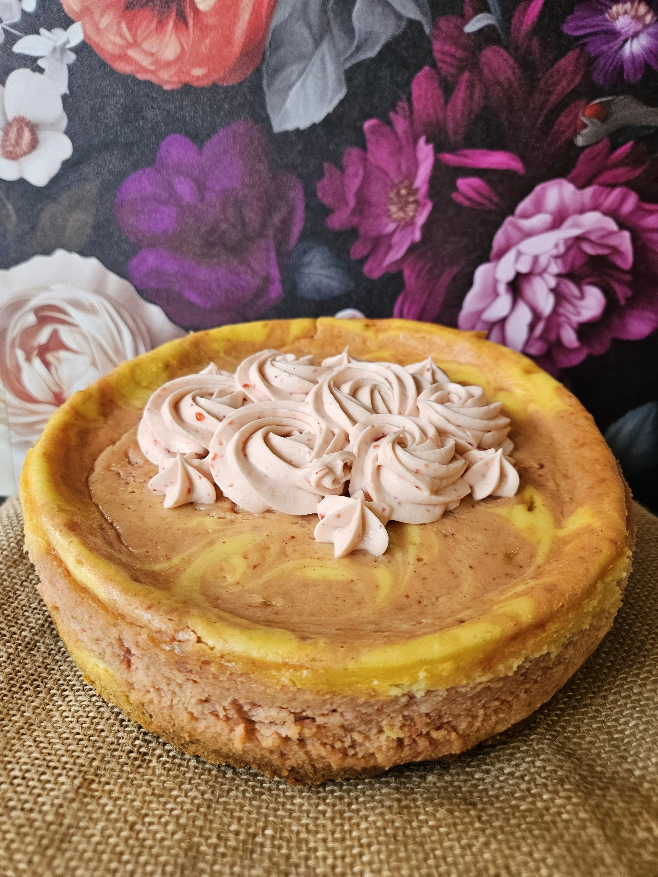 Valentine’s Swirl Cheesecake - Strawberry/Vanilla or Strawberry/Matcha