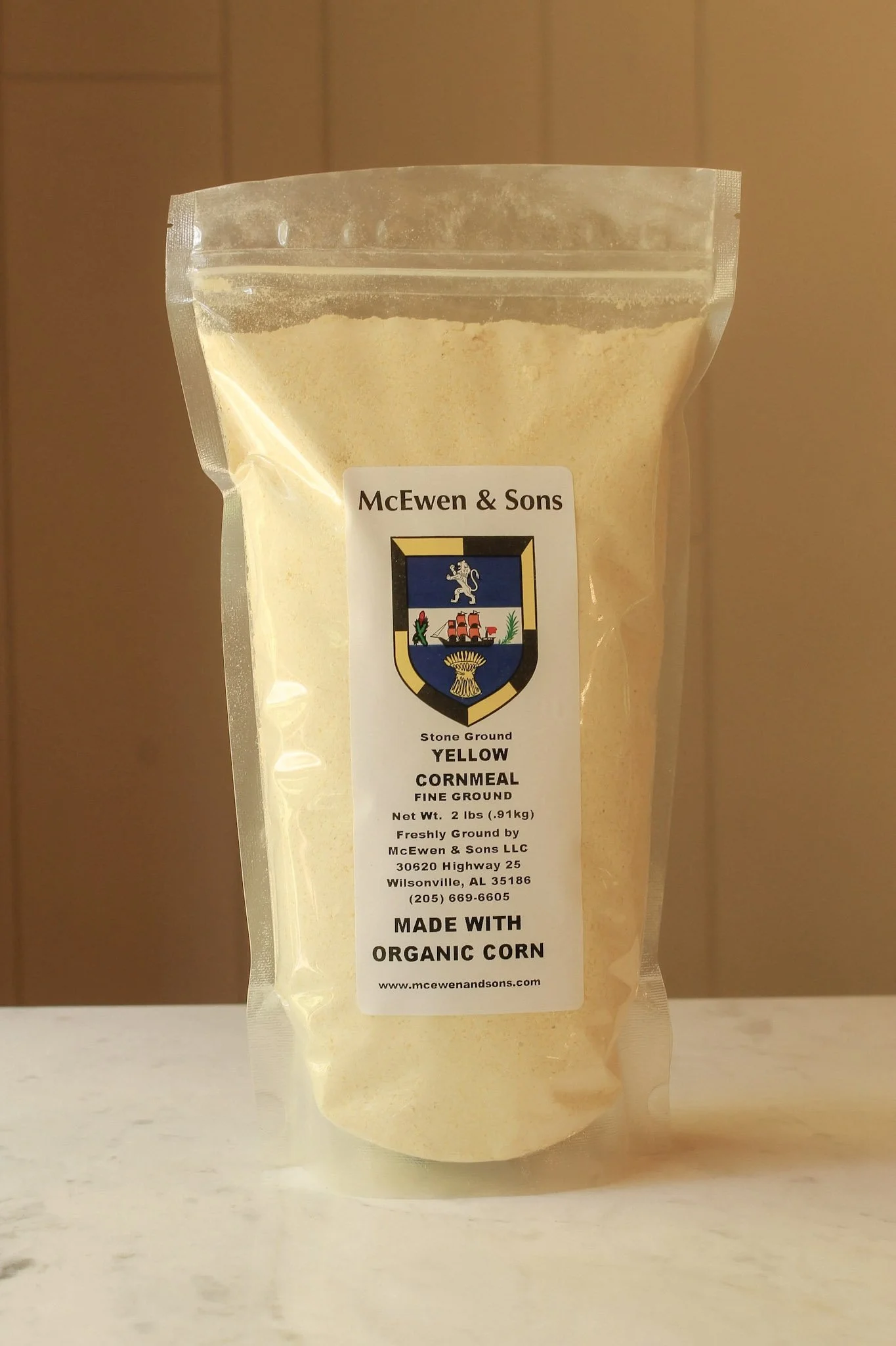 Stone Ground Yellow Cornmeal - Fine Ground