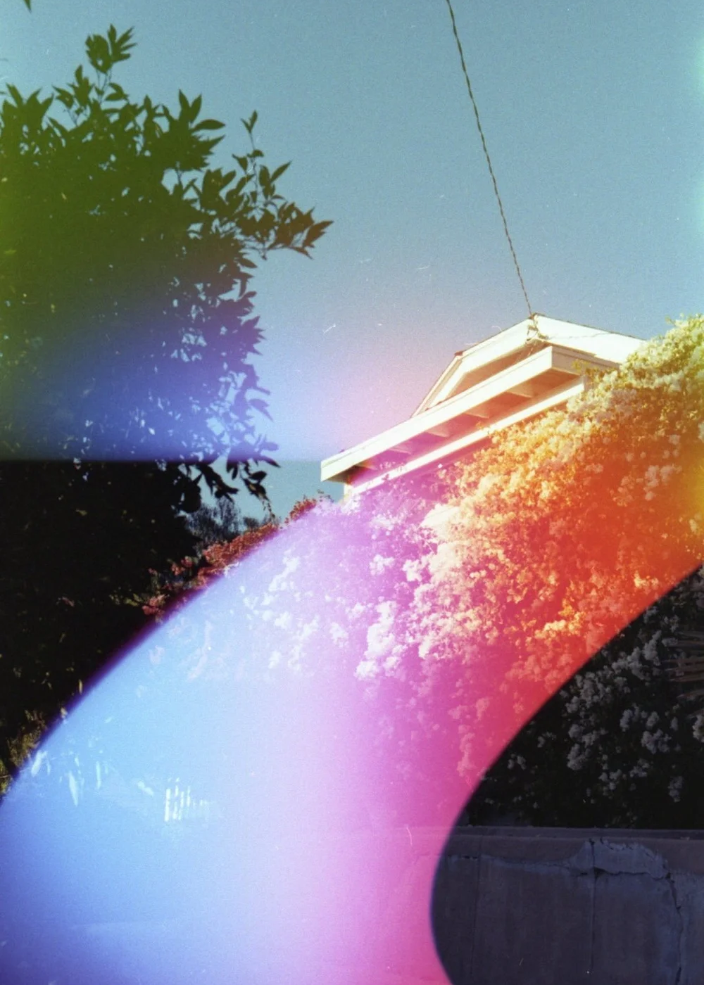 Psych Blues #7 sample photo of a house and colorful arch