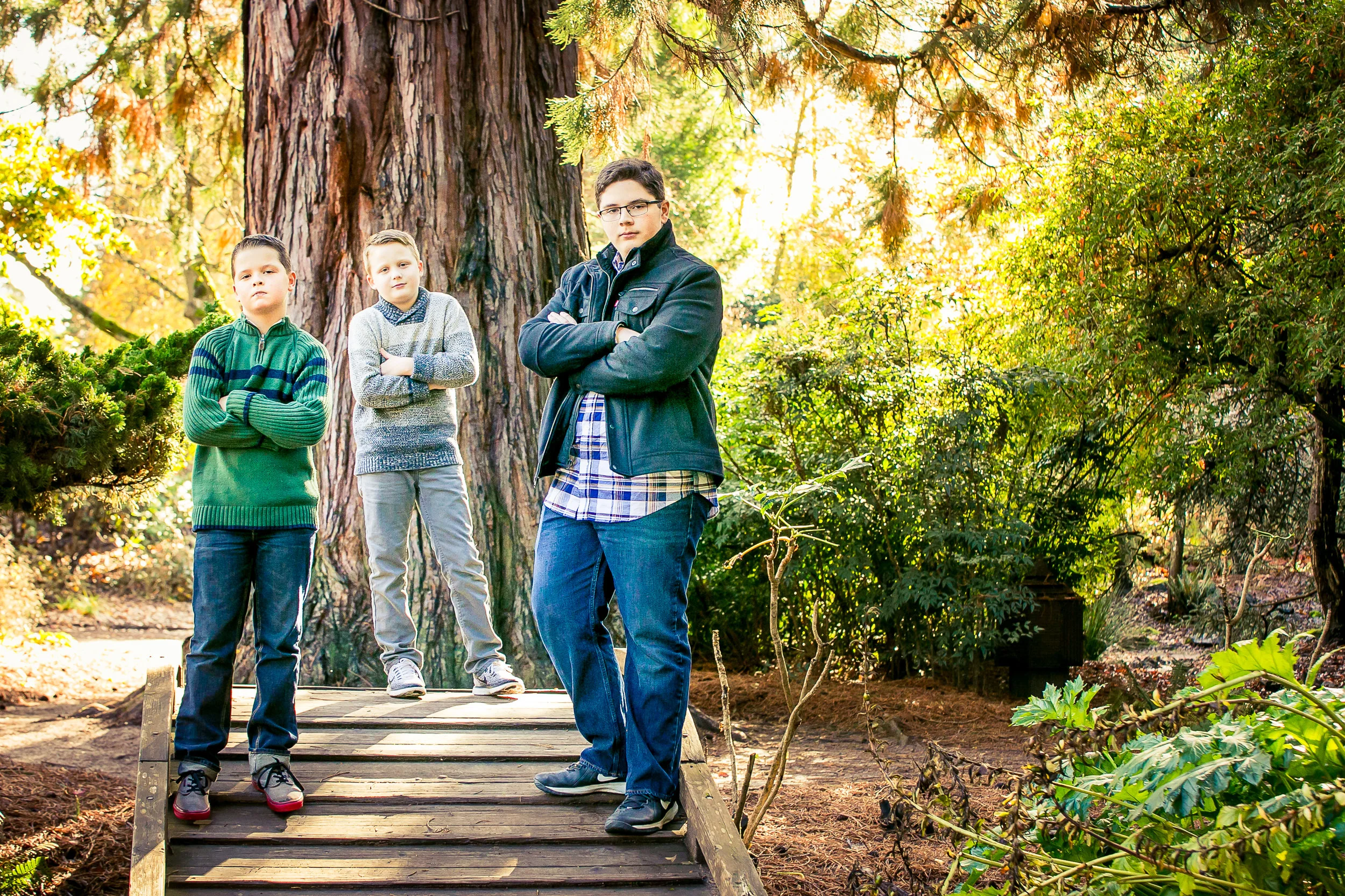 Outdoor family photo at Point Defiance