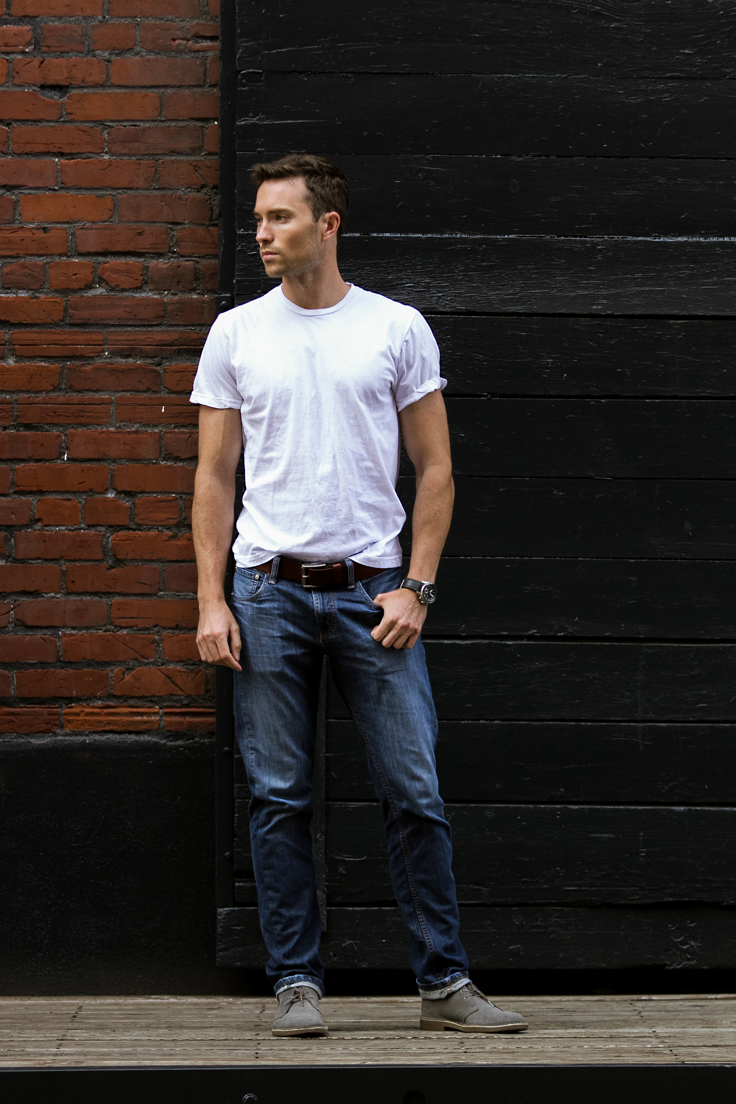 Fashion portrait of a man in Tacoma