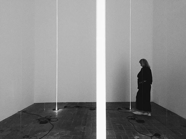 Art curator @mariashakhnova by @khristolyubovaolga visiting last exhibition Secret Surface at KW Berlin happening until May 1.