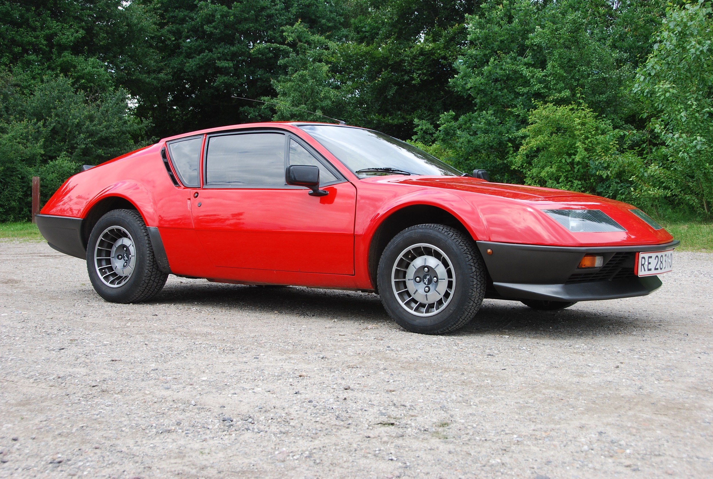 Klubmedlem Palle Borggård Sørensens 1983 Alpine A310.