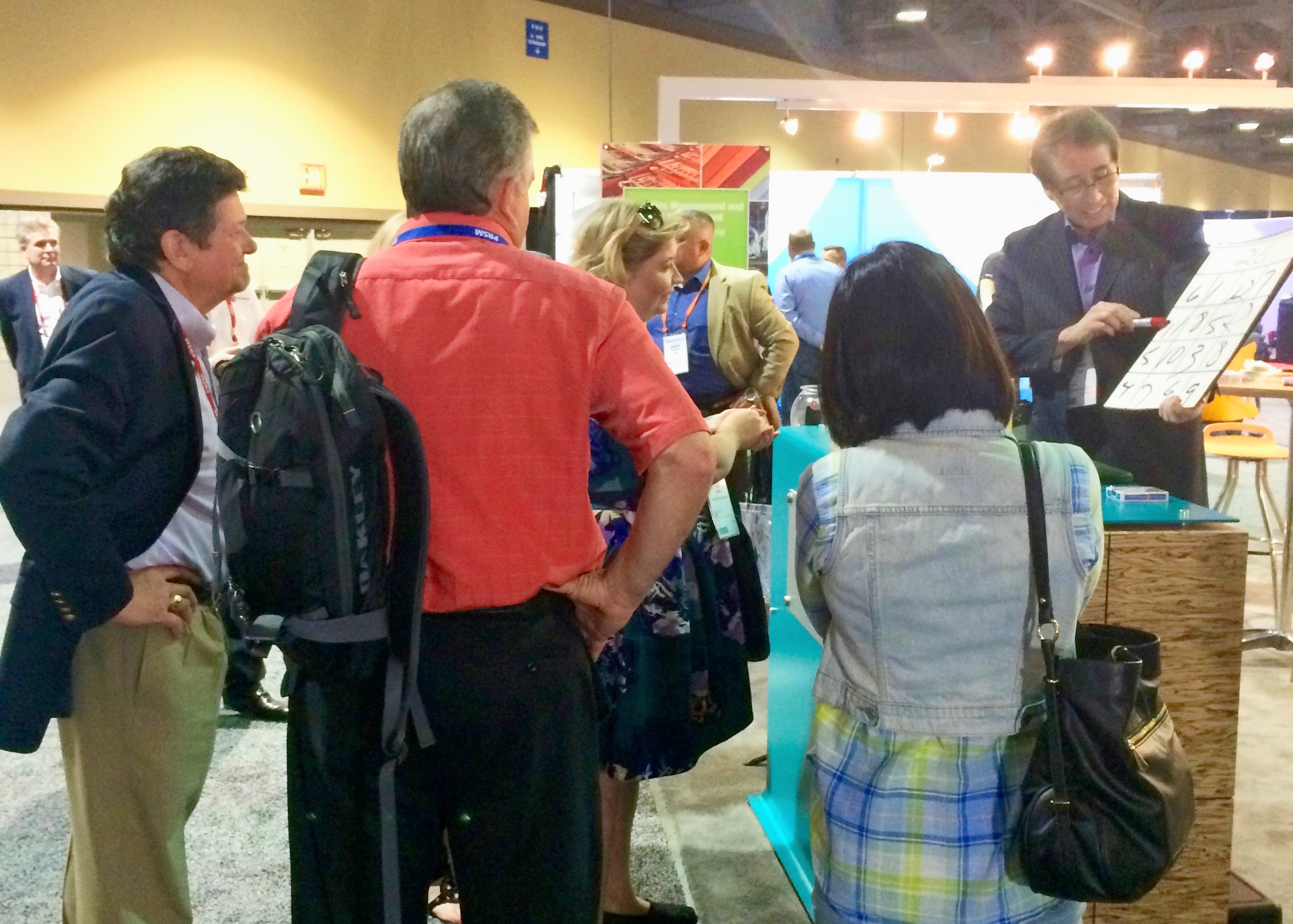 Trade show magician at PRSM National Conference