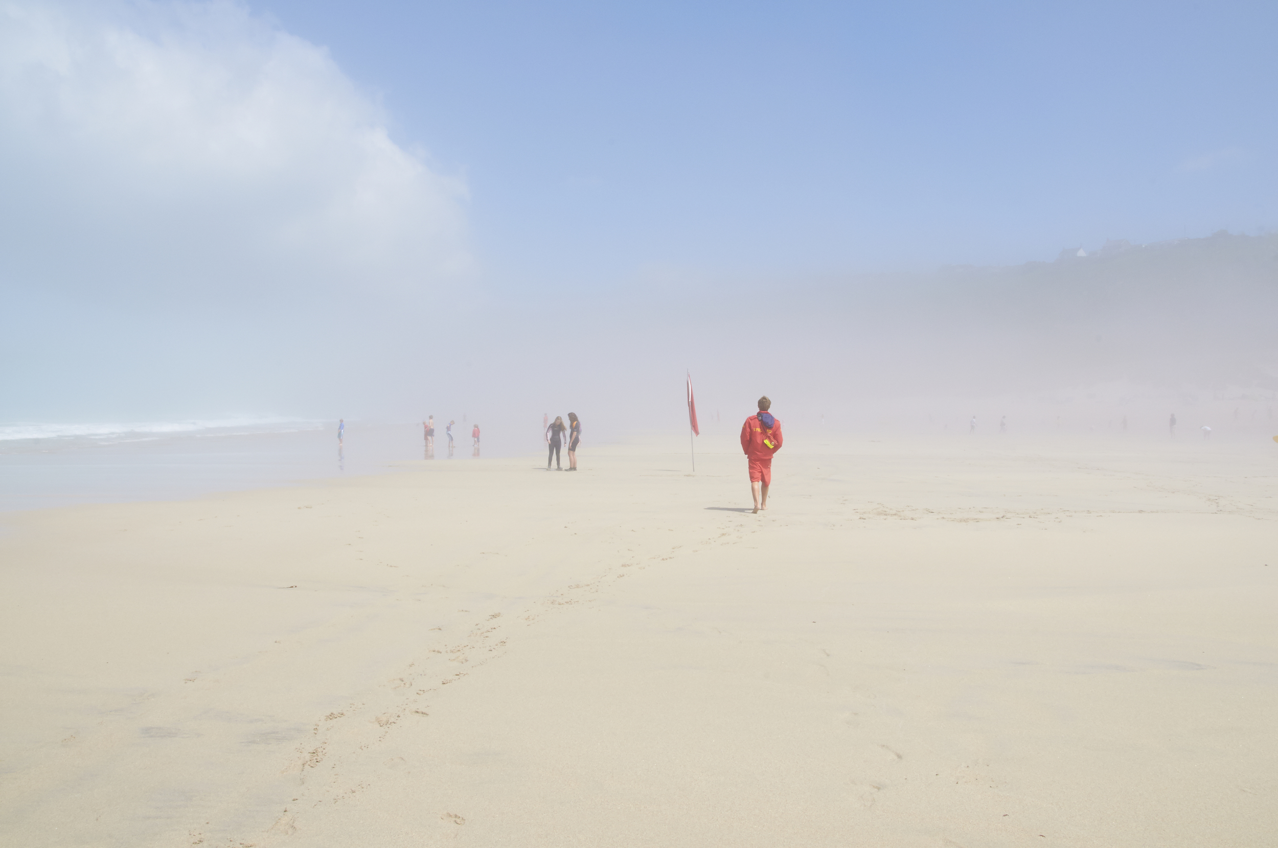 Morning Mist. Sennon Beach, Cornwall