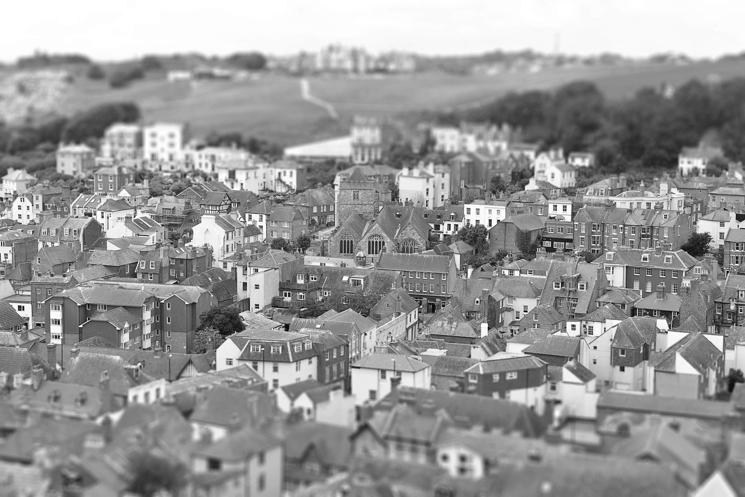 Hastings from Country Park, East Hill