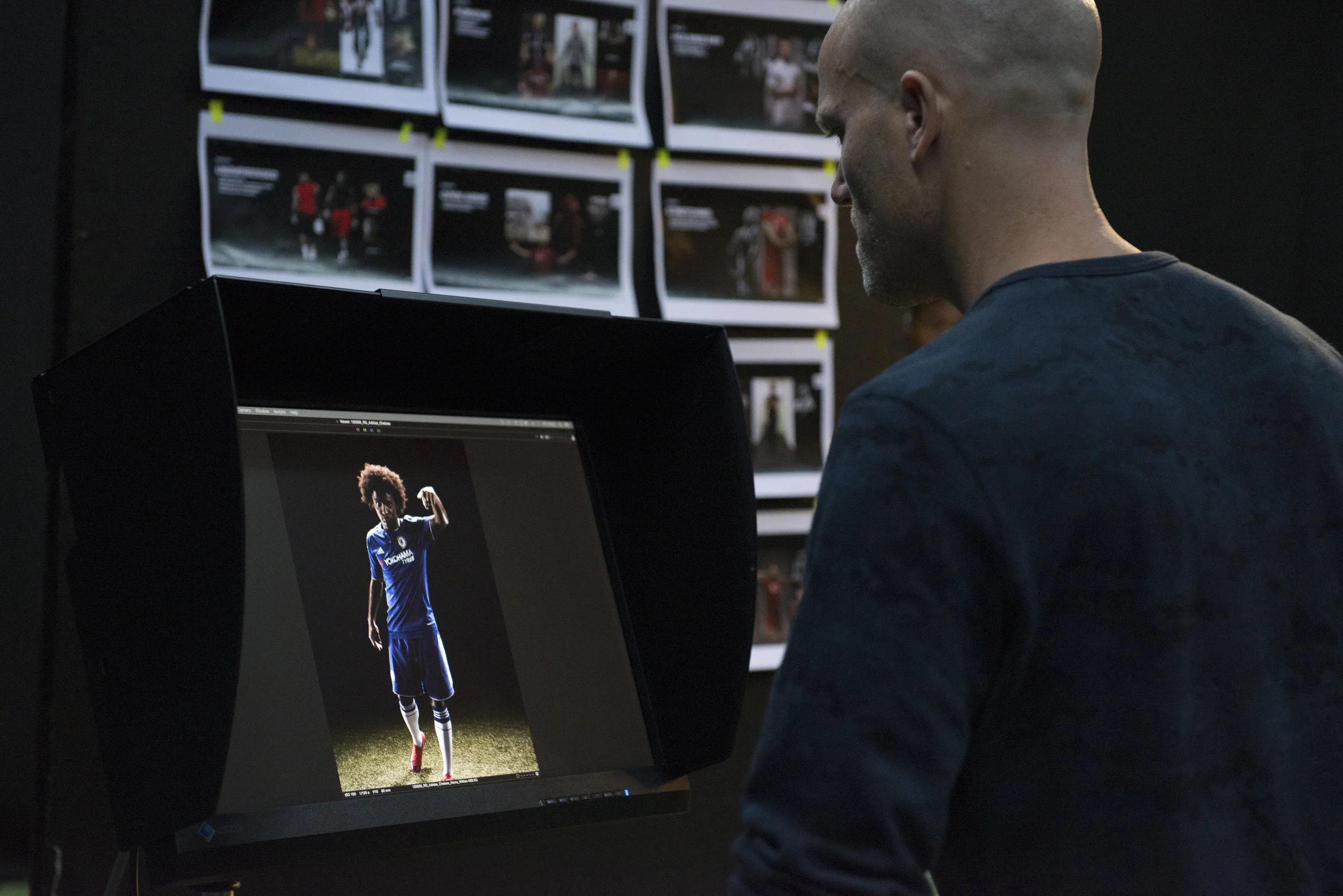 Willian, Adidas Shoot. Cobham Training Ground, Chelsea FC