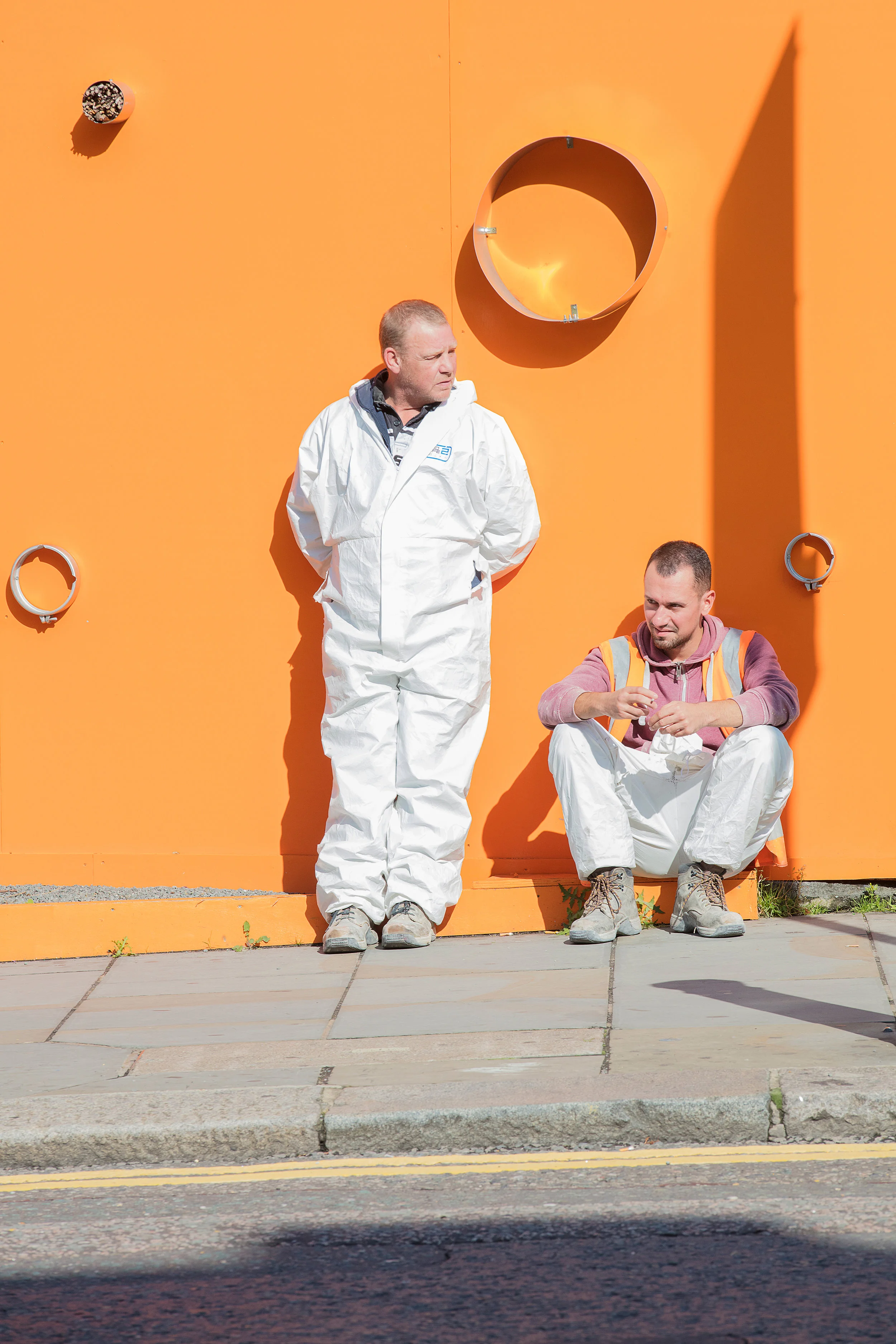 Crossrail break. Farringdon, EC1A