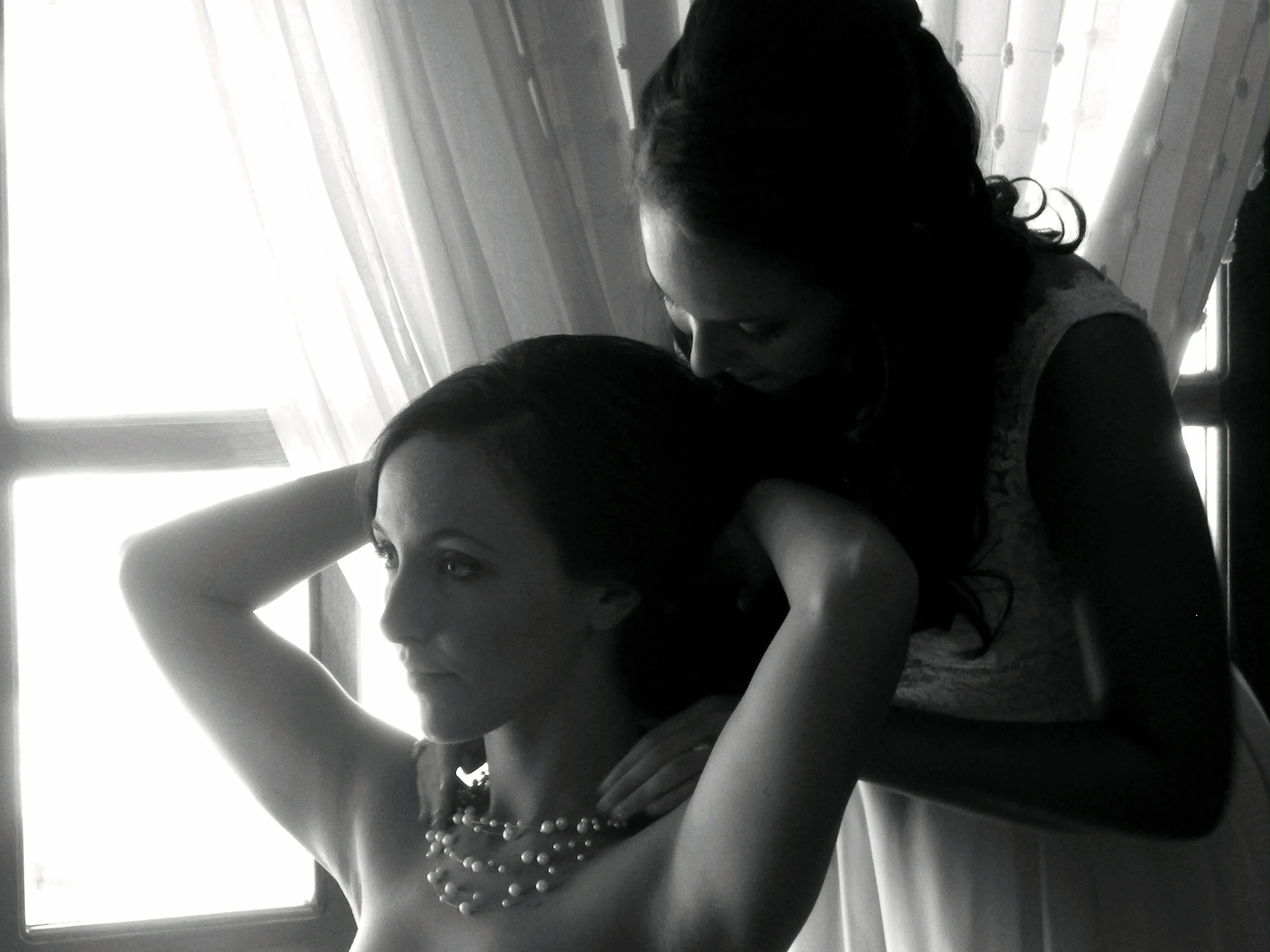 Taking care of her Maid of Honor Liz