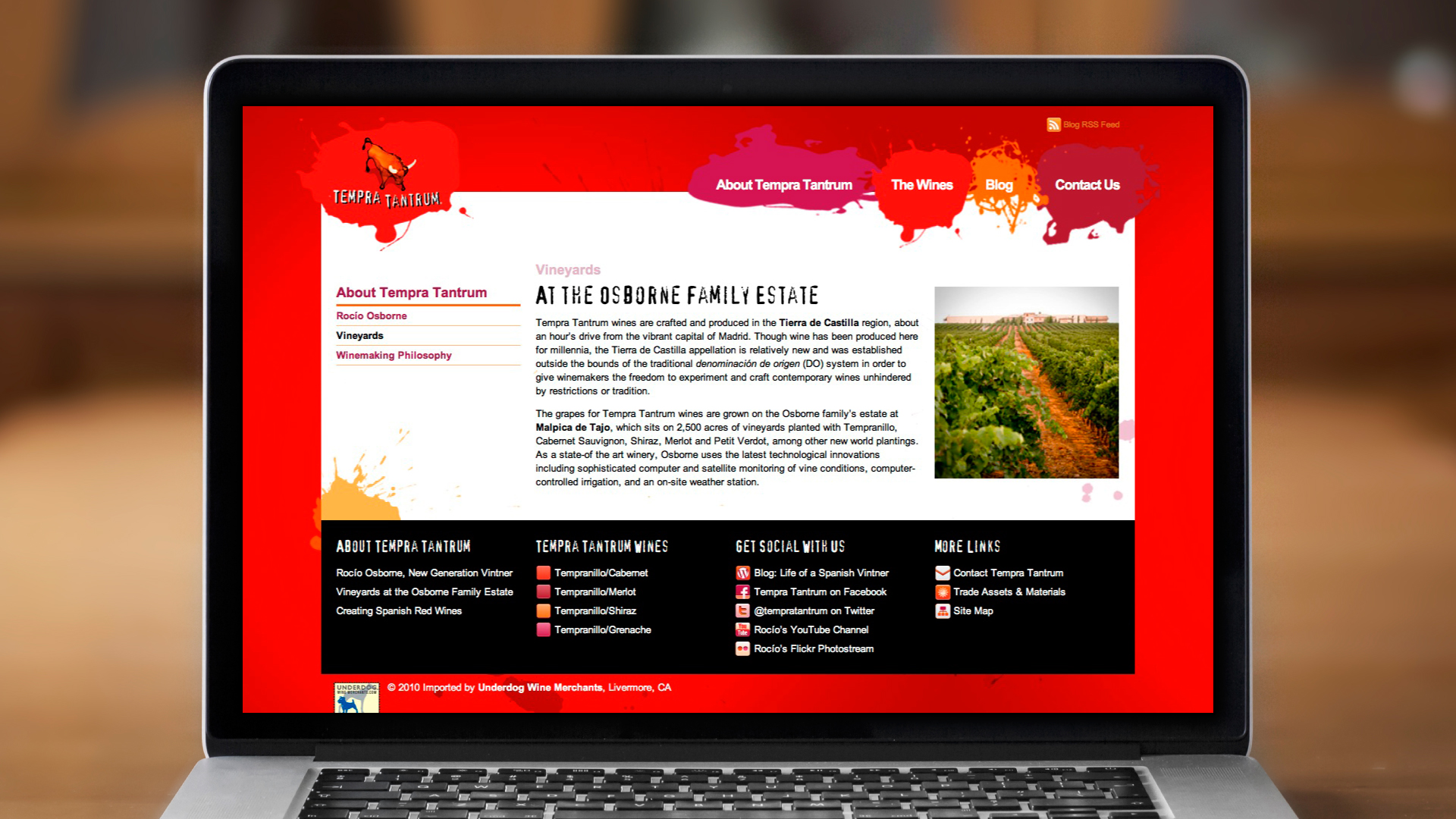 Web – About – Vineyards