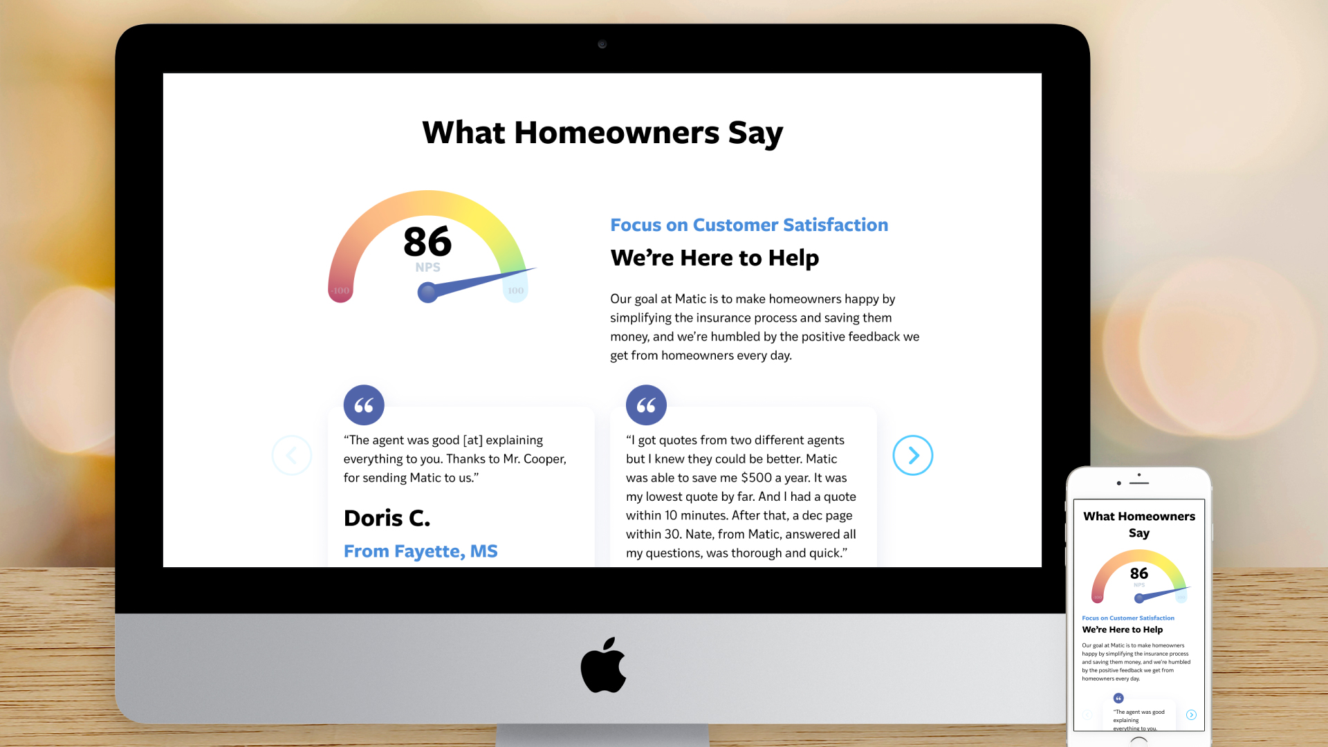 Responsive Website – For Originators (What Homeowners Say)