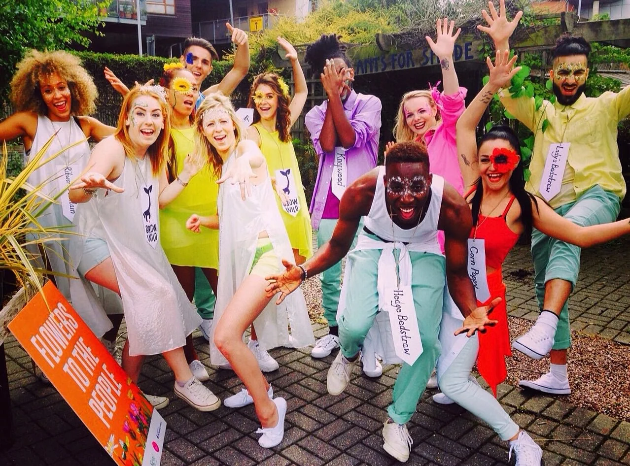 A huge Kew Gardens flash mob in Manchester