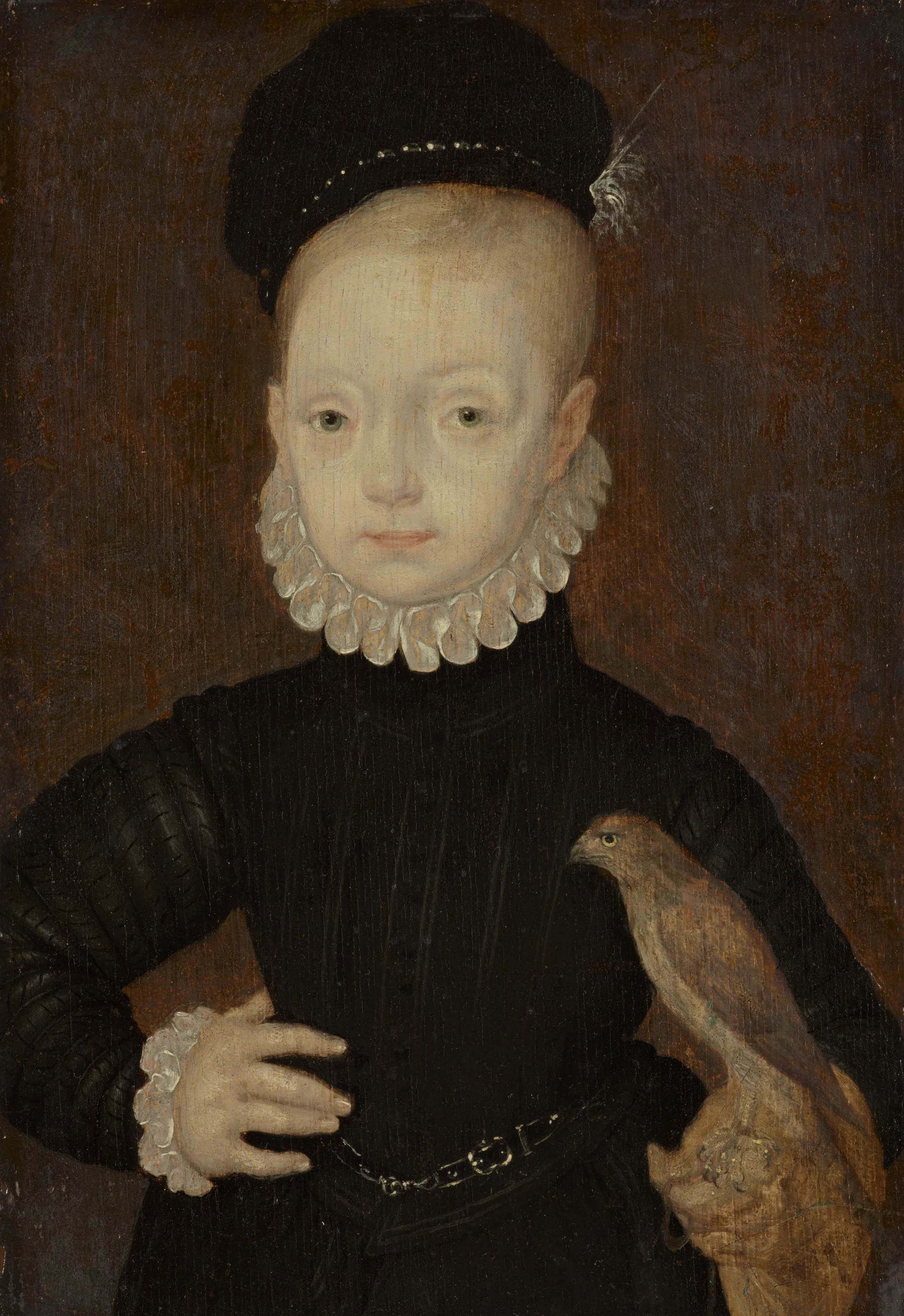 Arnold Bronckorst: James VI and I, 1566 - 1625. King of Scotland 1567 - 1625. King of England and Ireland 1603 - 1625 (as a boy). Noin 1574. National Galleries of Scotland. https://www.nationalgalleries.org/art-and-artists/2853/james-vi-and-i-1566-1625-king-scotland-1567-1625-king-england-and-ireland-1603-1625-boy