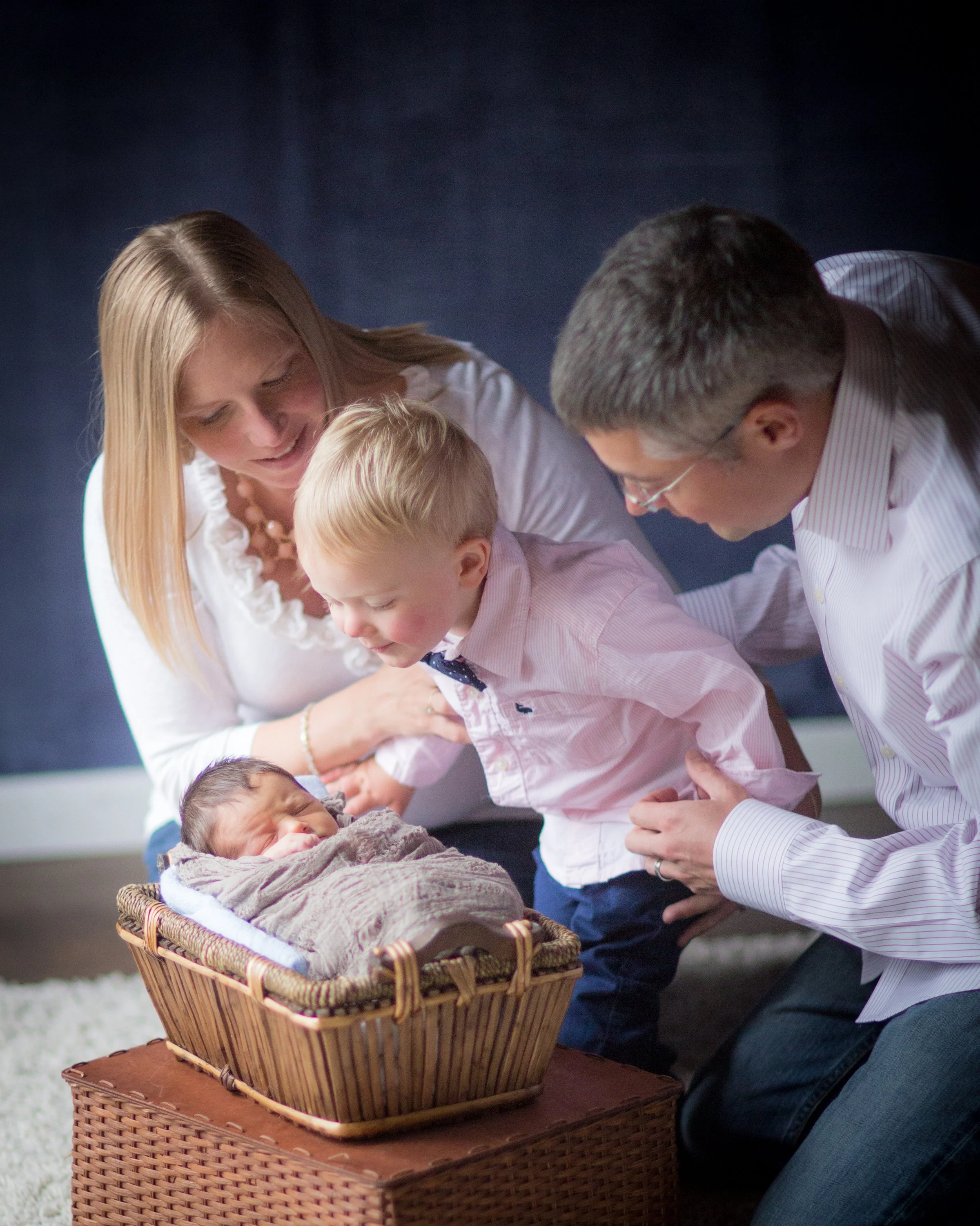 Newborn family portrait in Wallingford CT