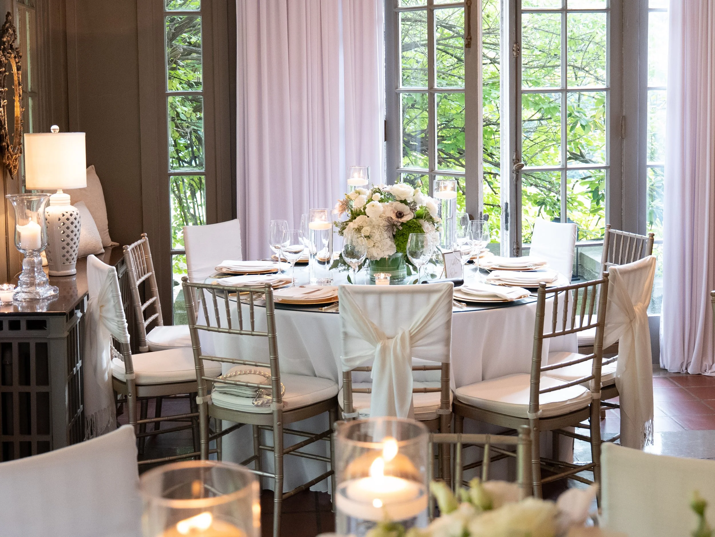 Reception Dining Room at Lord Thompson Manor