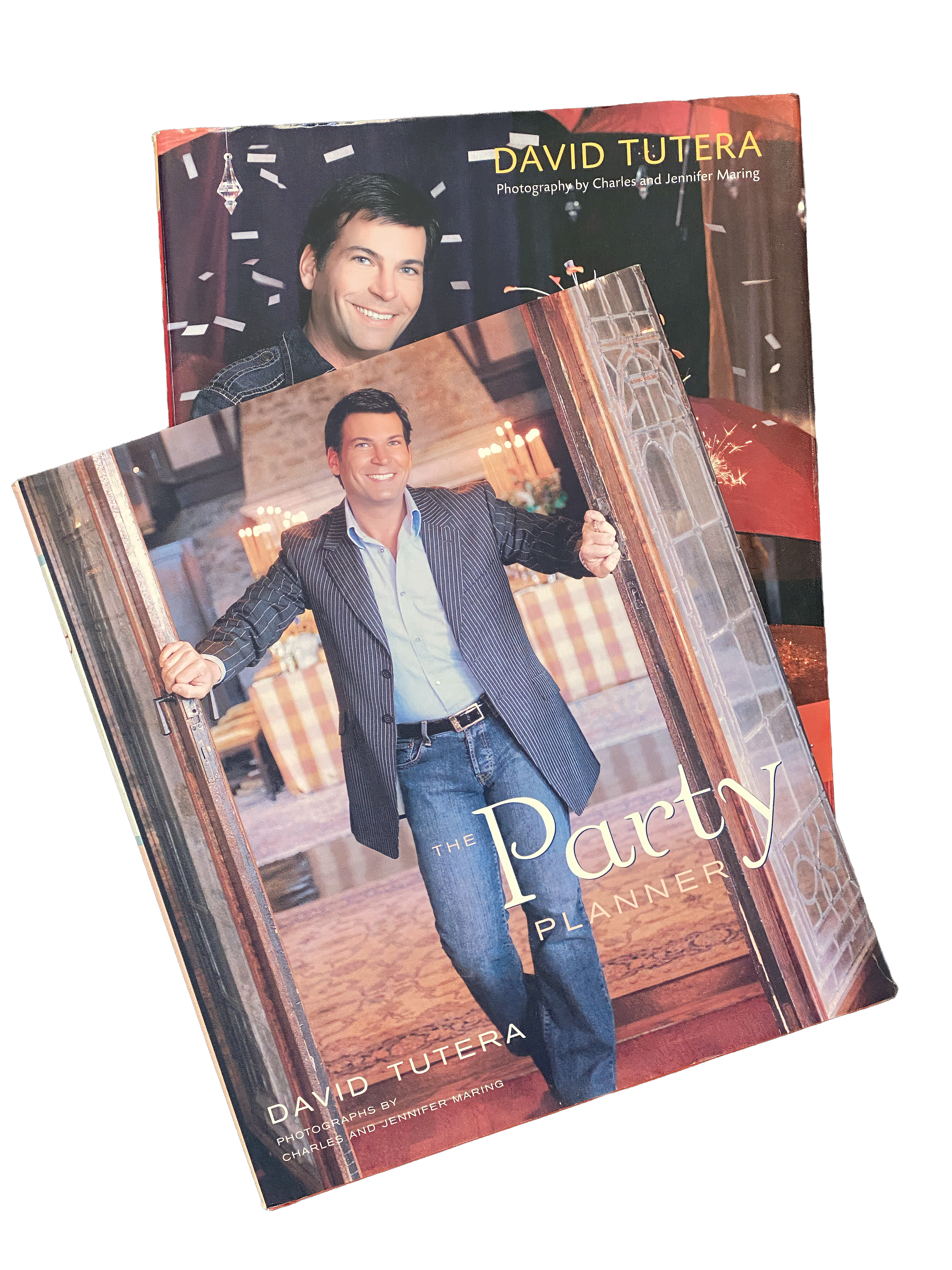 Books by David Tutera with photography by Maring