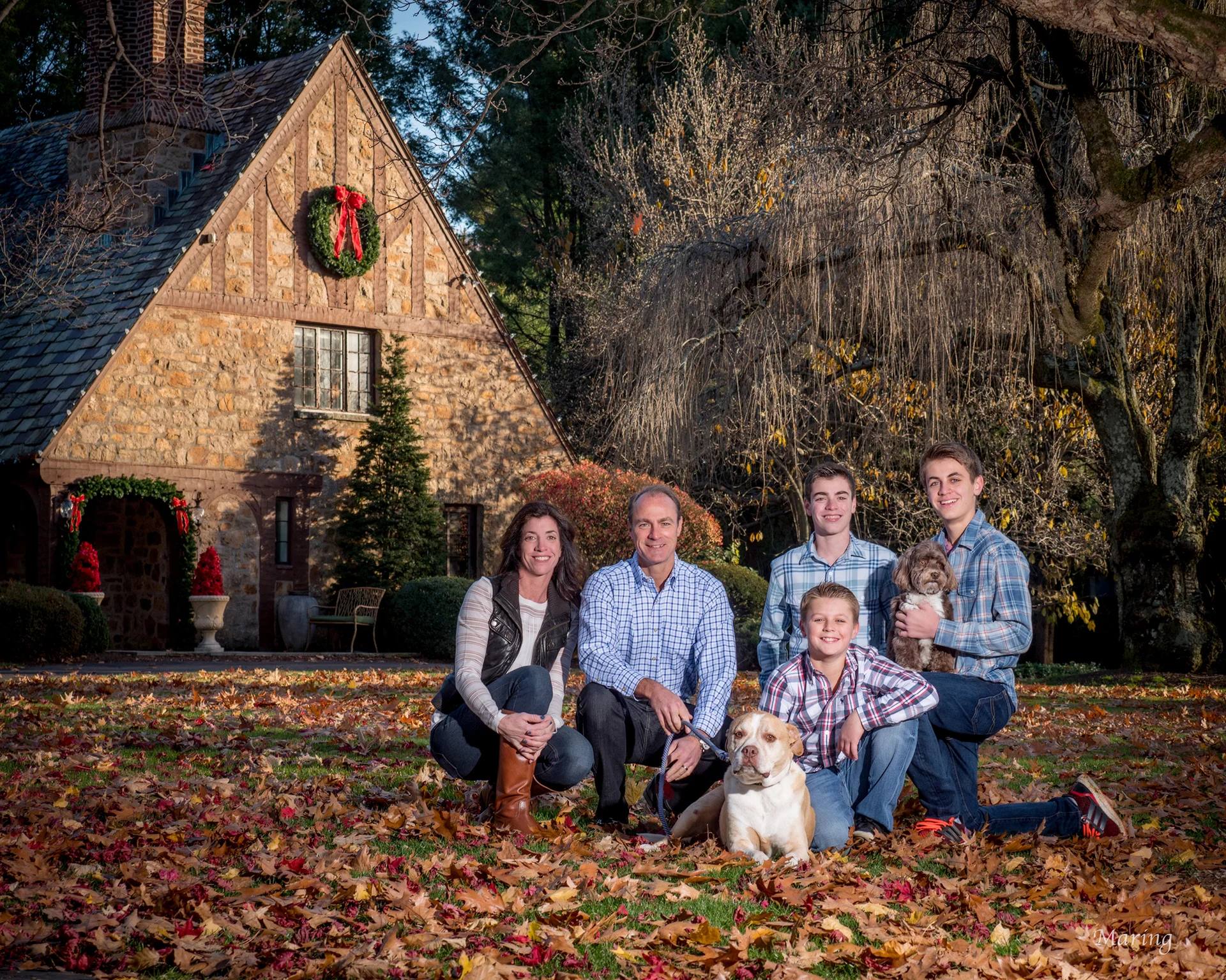 Make sure to include the dogs because they are people to...