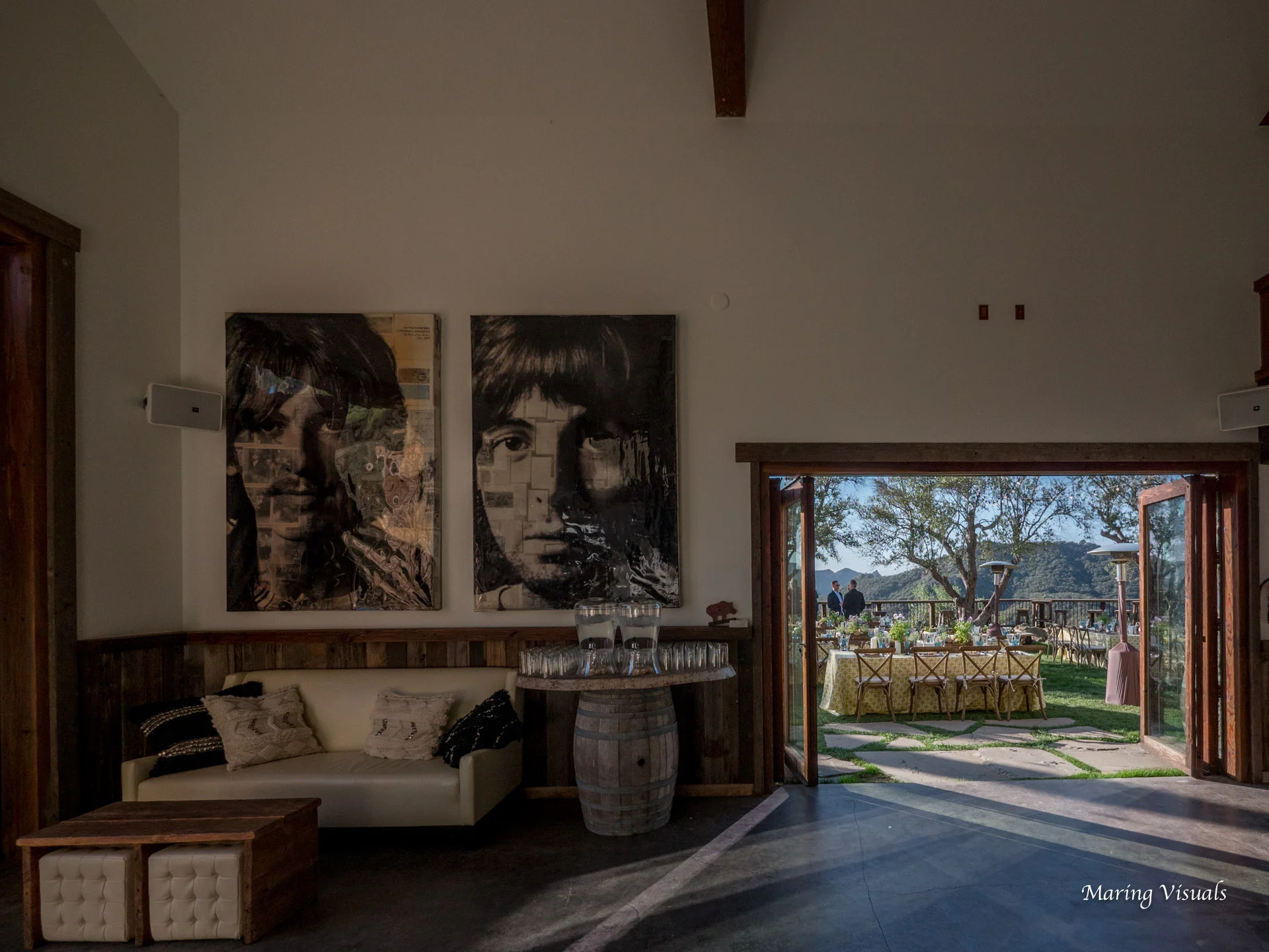 David Tutera and Joey Toth Welcome Dinner in Malibu