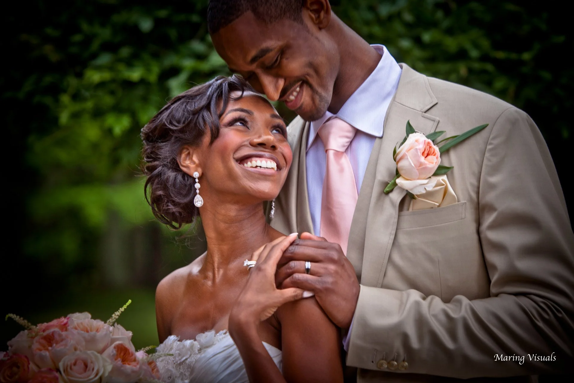 Saint Clements grounds are ideal for romantic wedding photographs