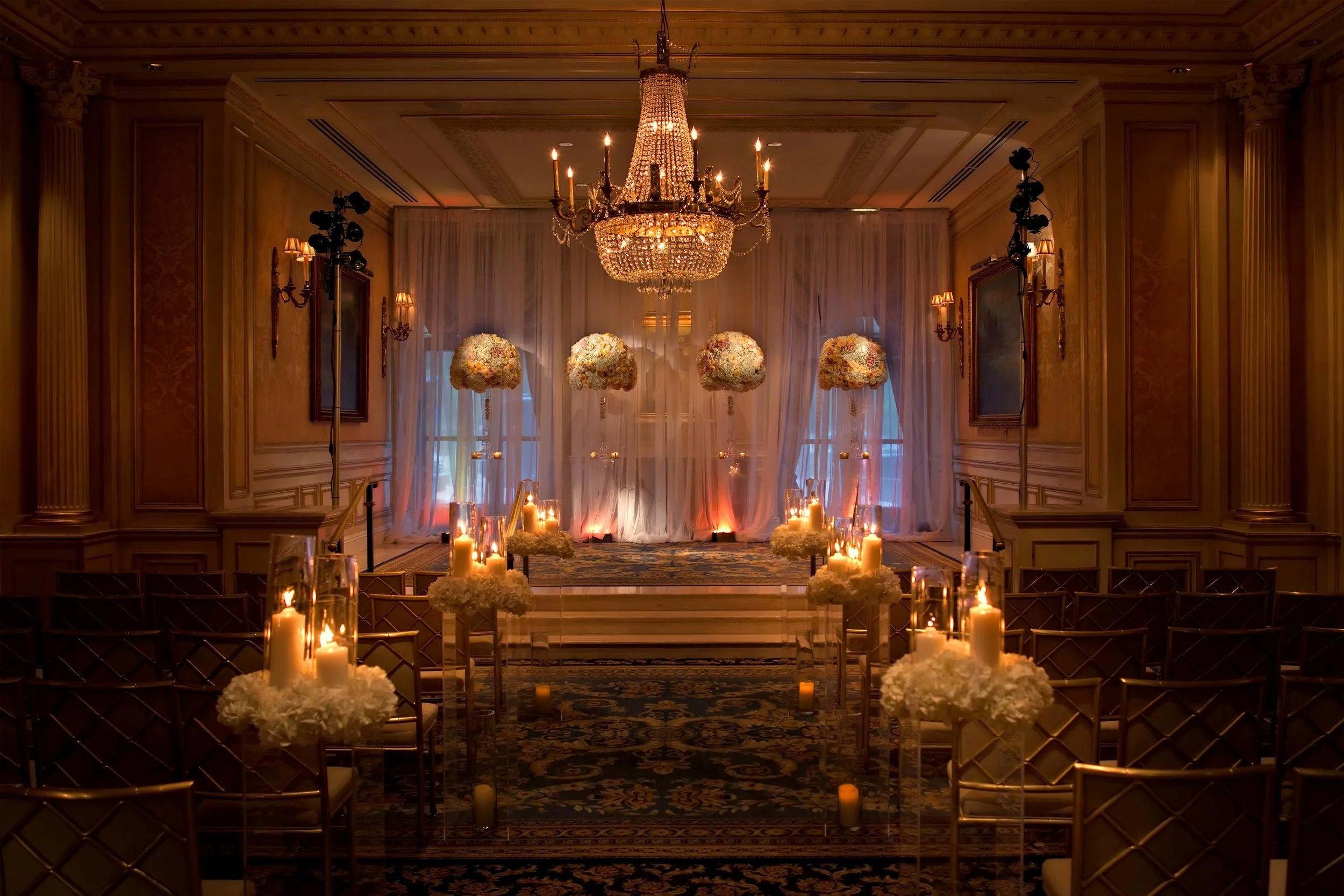 Ballroom Ceremony Setup
