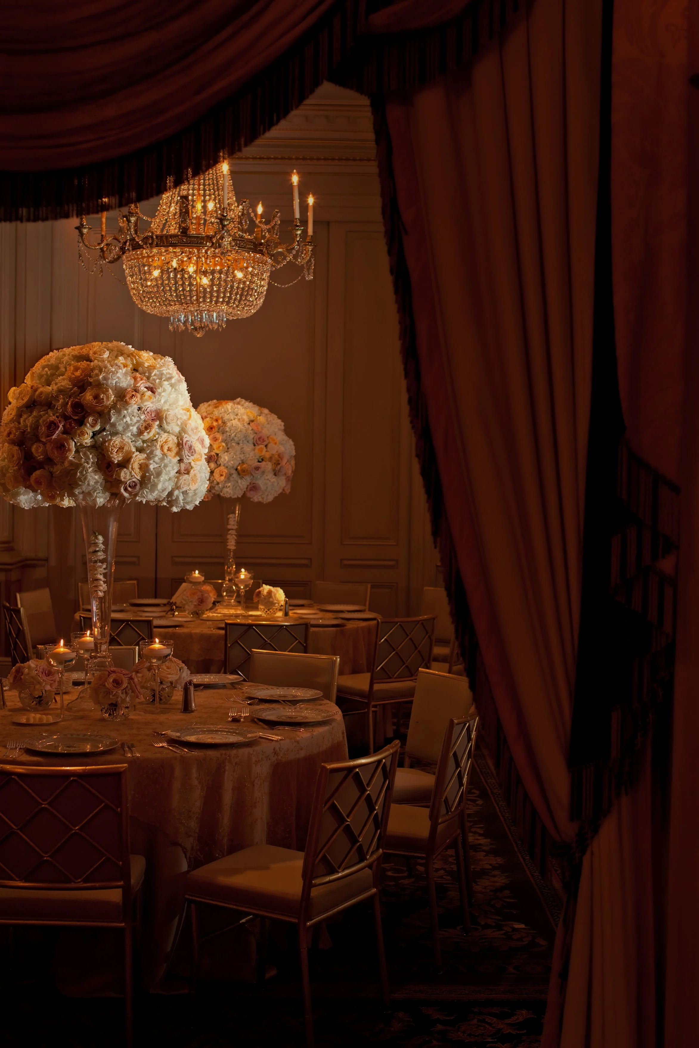 Ballroom Table Display Peek