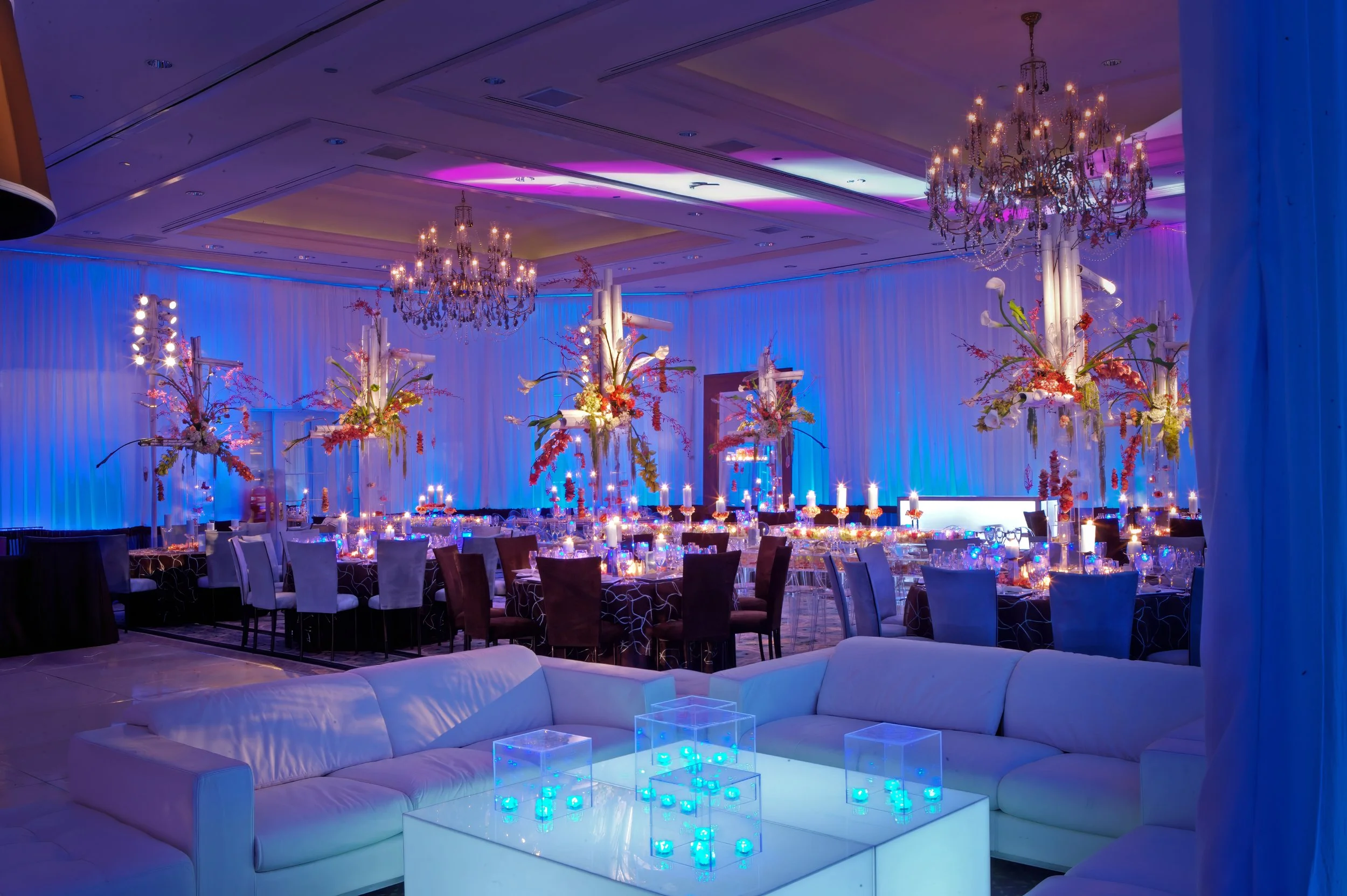 Sweeping View of Bar Mitzvah Décor