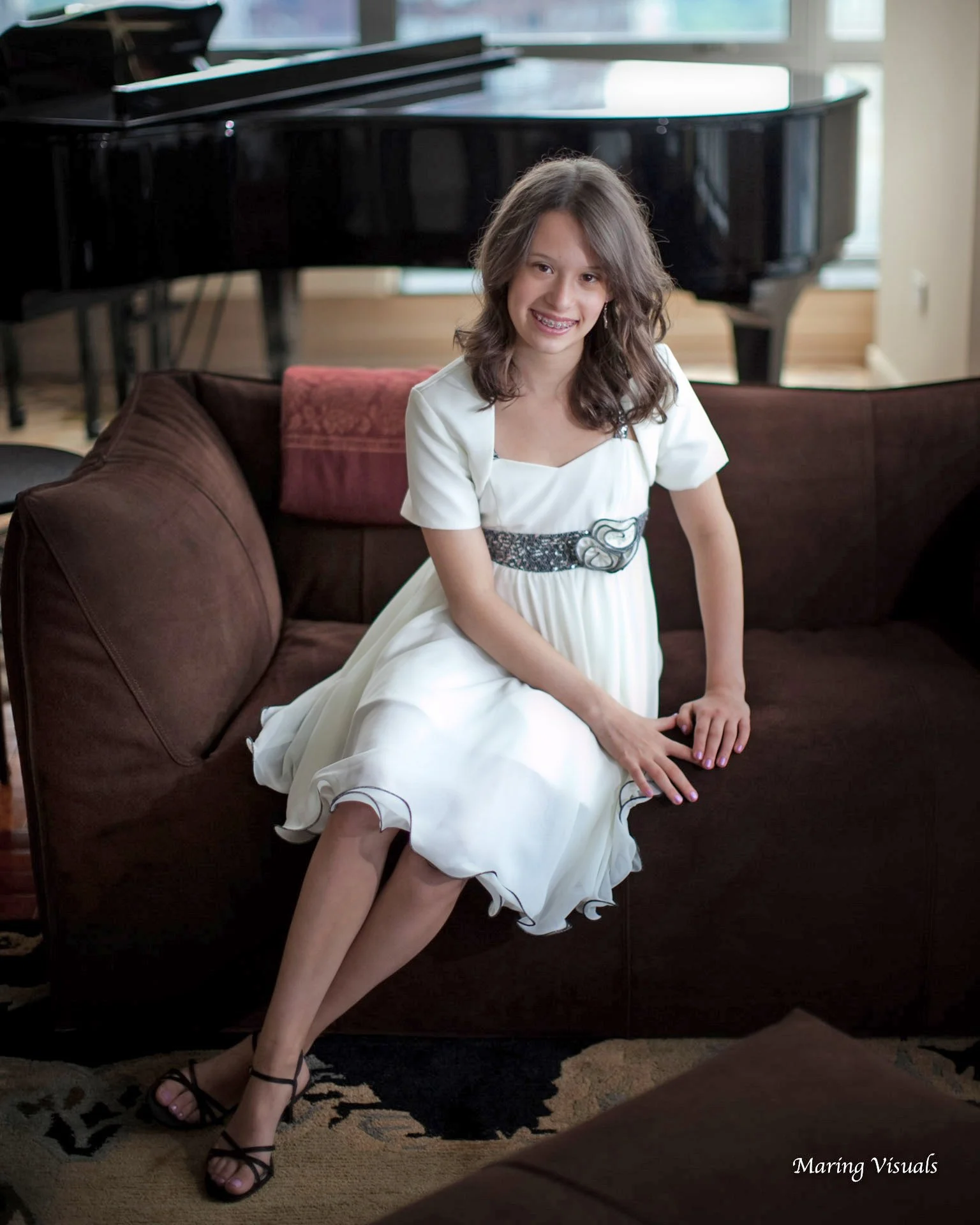 Bat Mitzvah Portrait at Home | New York City