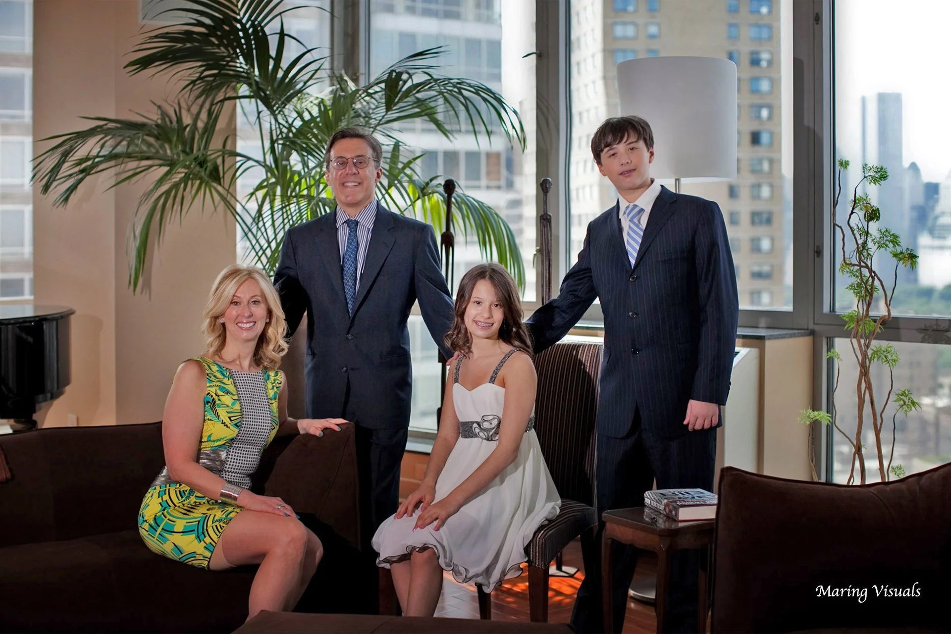 B’nai Mitzvah Family Portrait | NYC