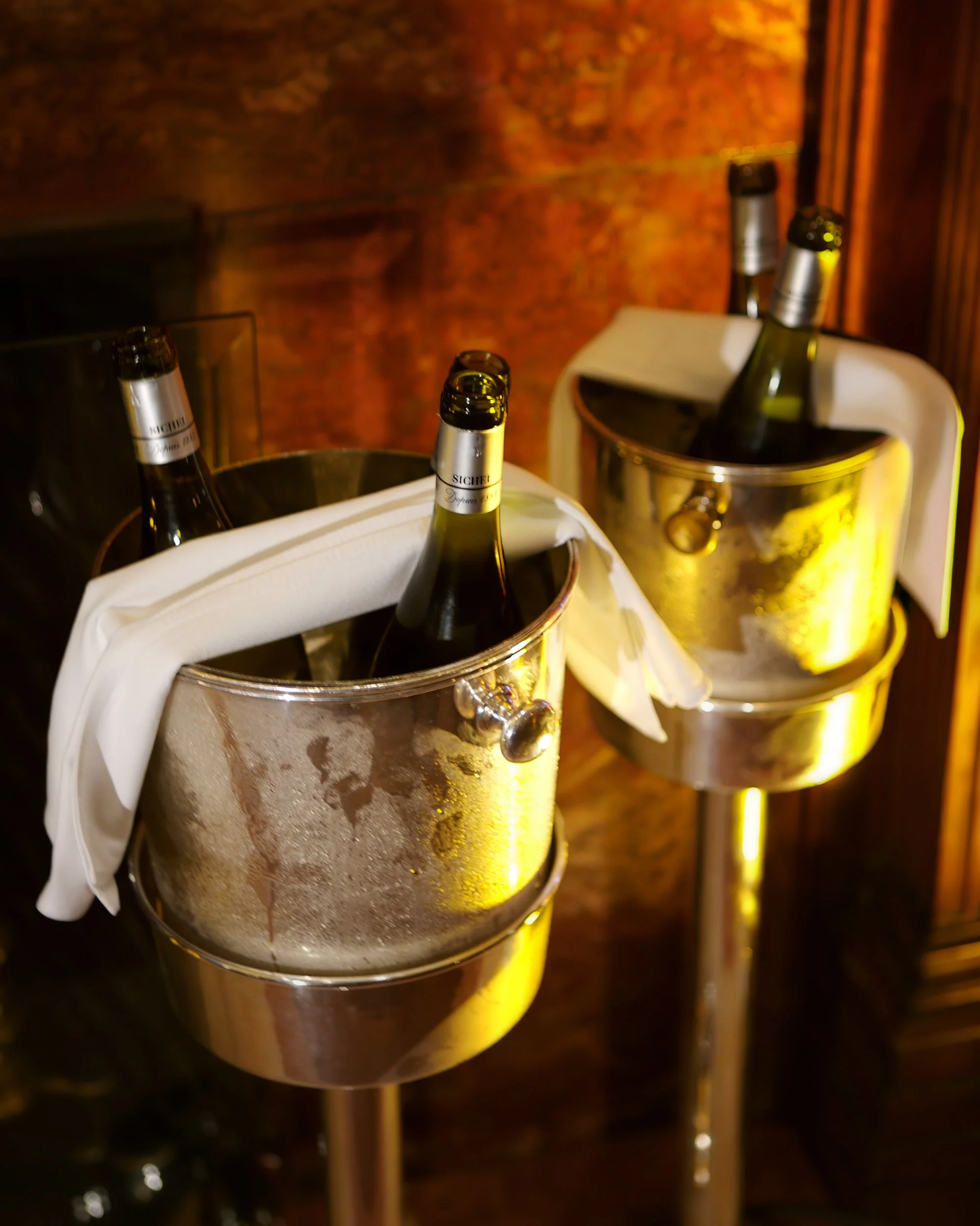 Champagne Display Union League Cafe