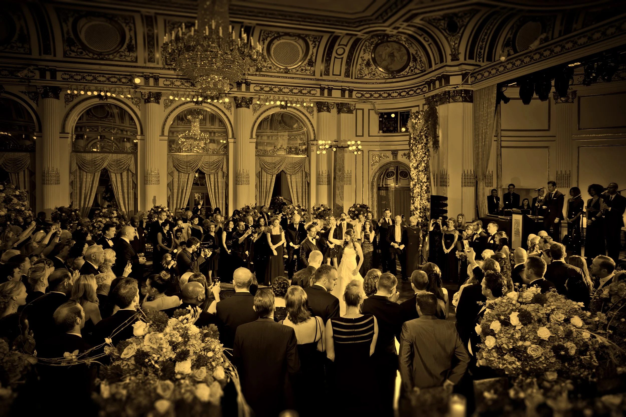 First Dance Surrounded by Guests