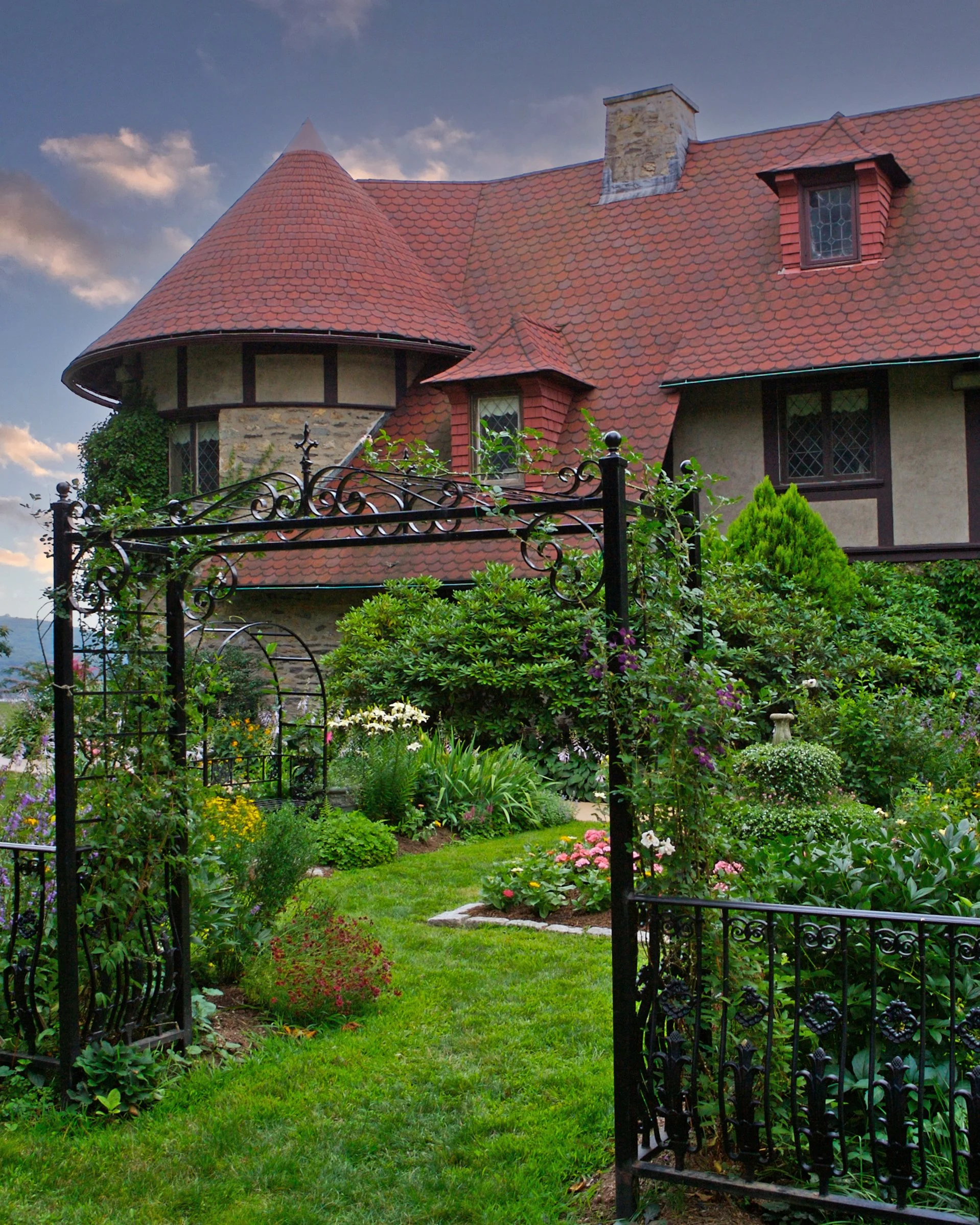 The Front Gardens of Saint Clements Castle