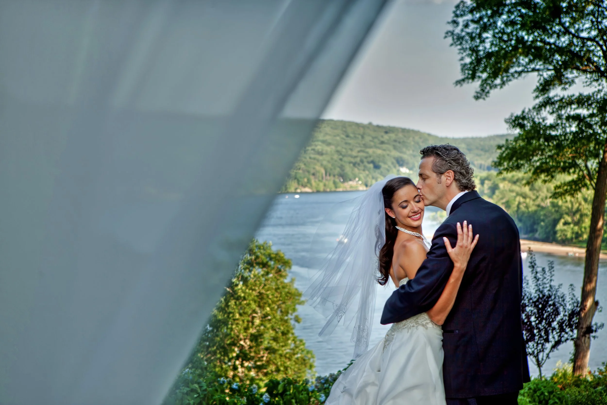 A Kiss Overlooking the River