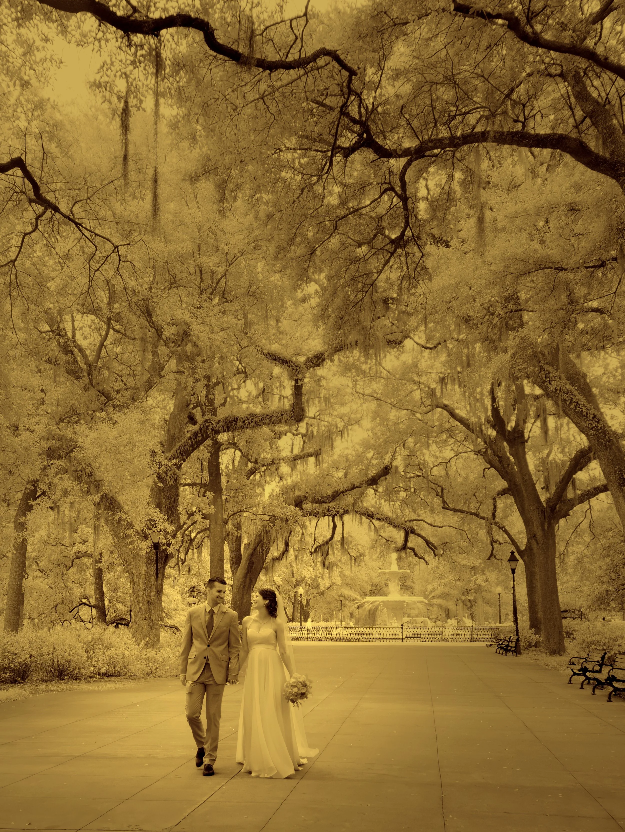Fine Art Walk Through Forsyth Park