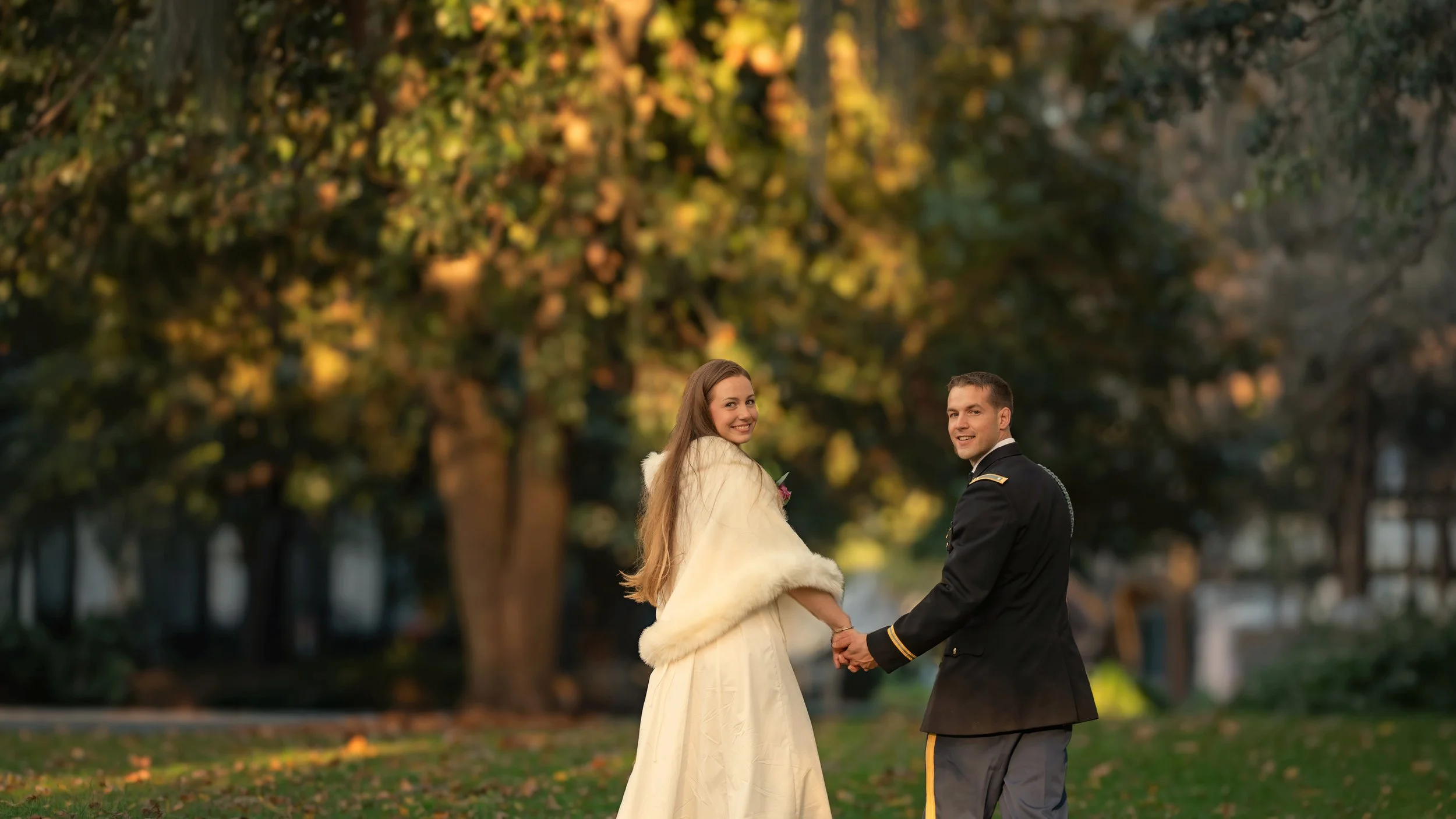 Golden Hour Glance Back