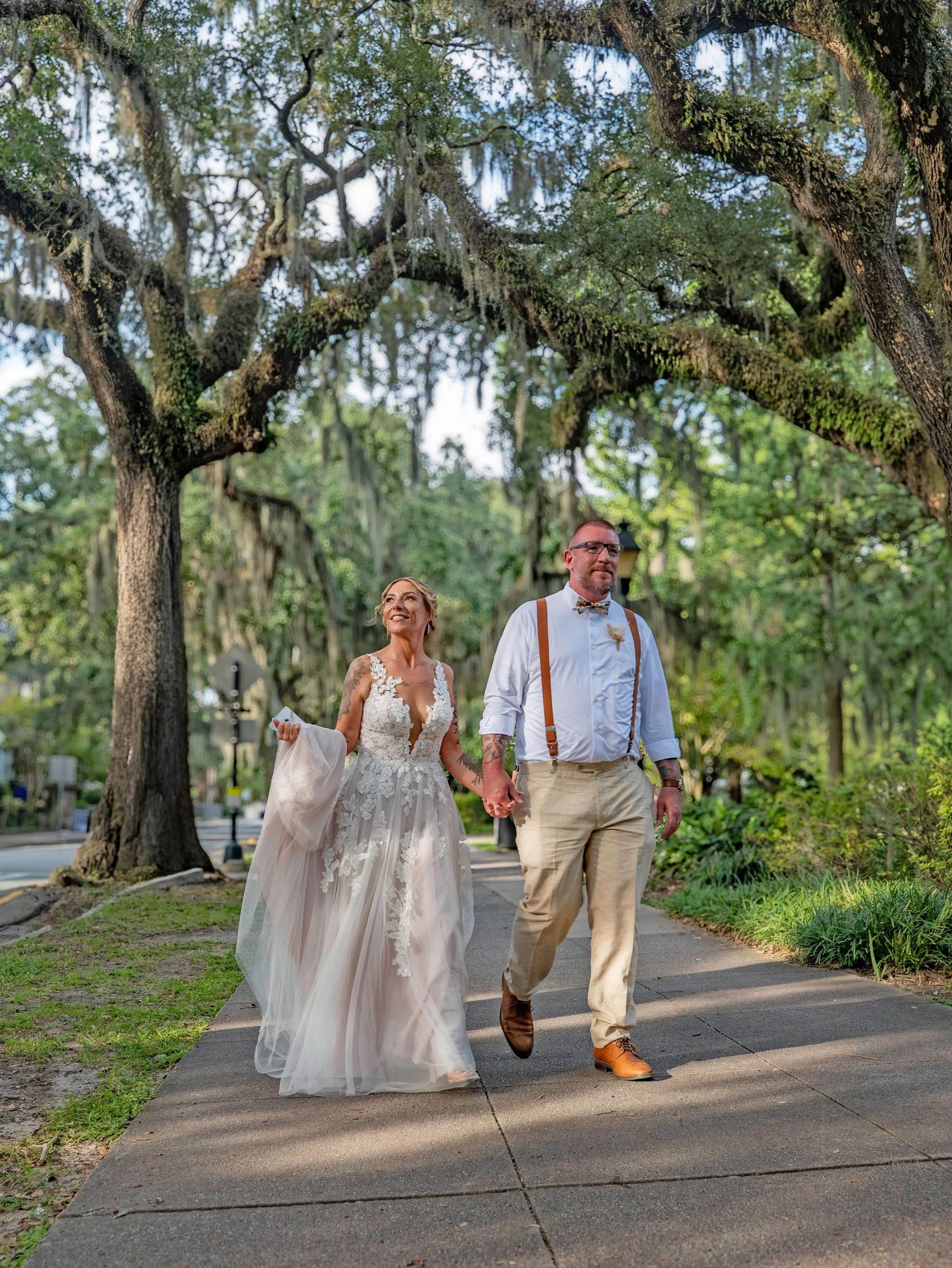 Joyful Walk Together in Savannah