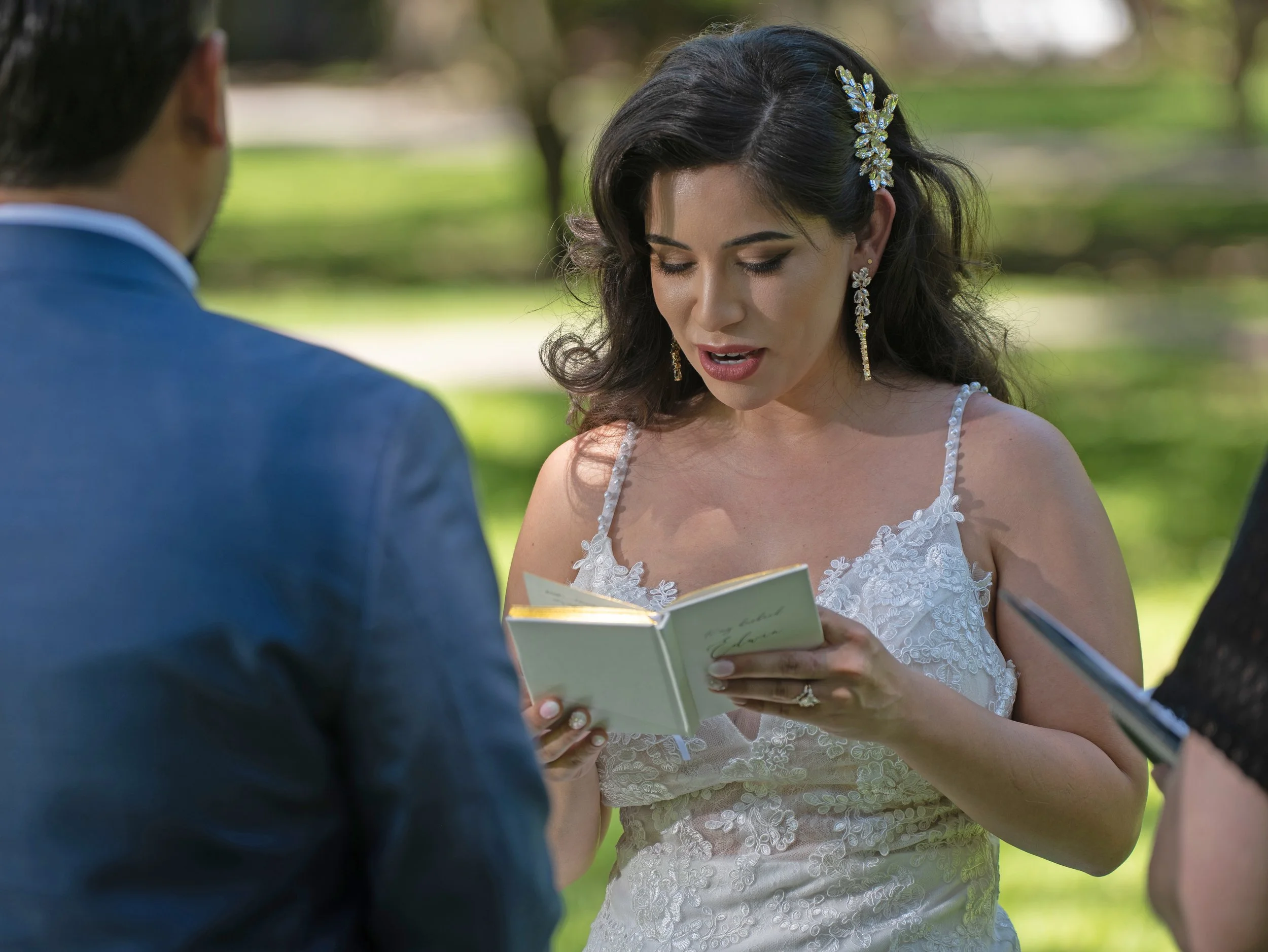 Reading Vows Beneath the Oaks