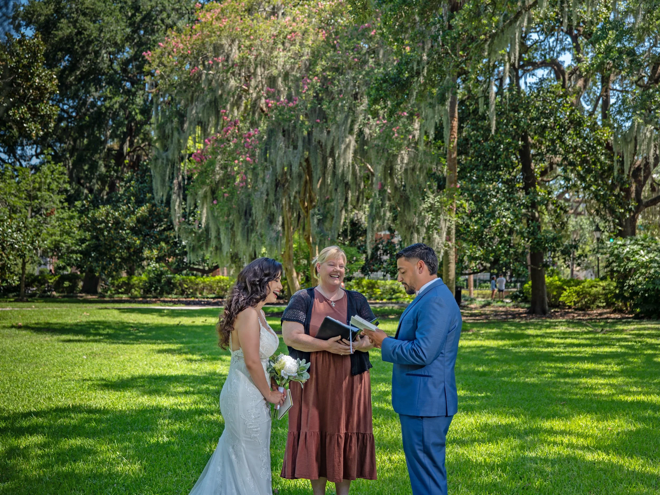 Colorful Ceremony in Forsyth Park
