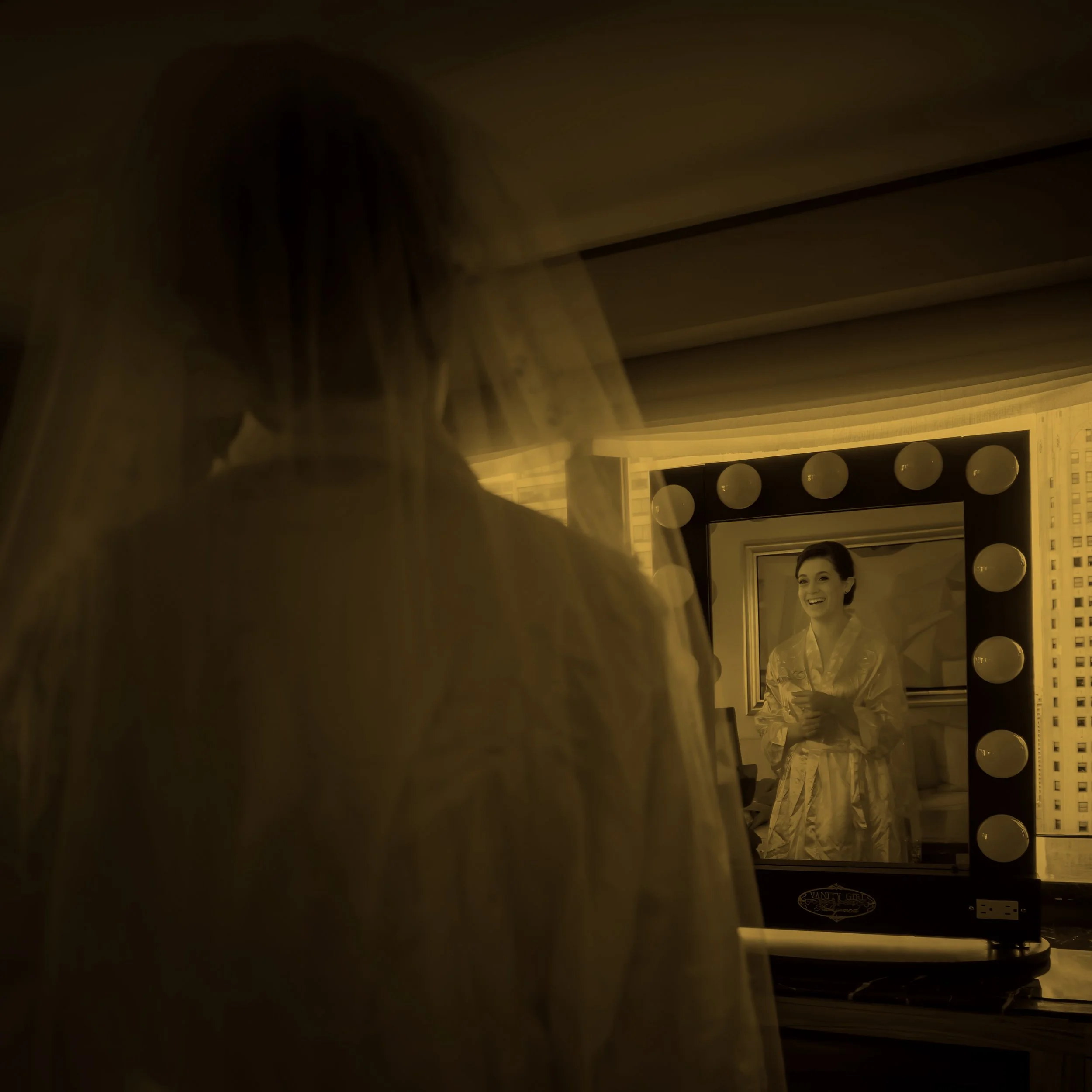 Bride Preparing in Luxury Suite