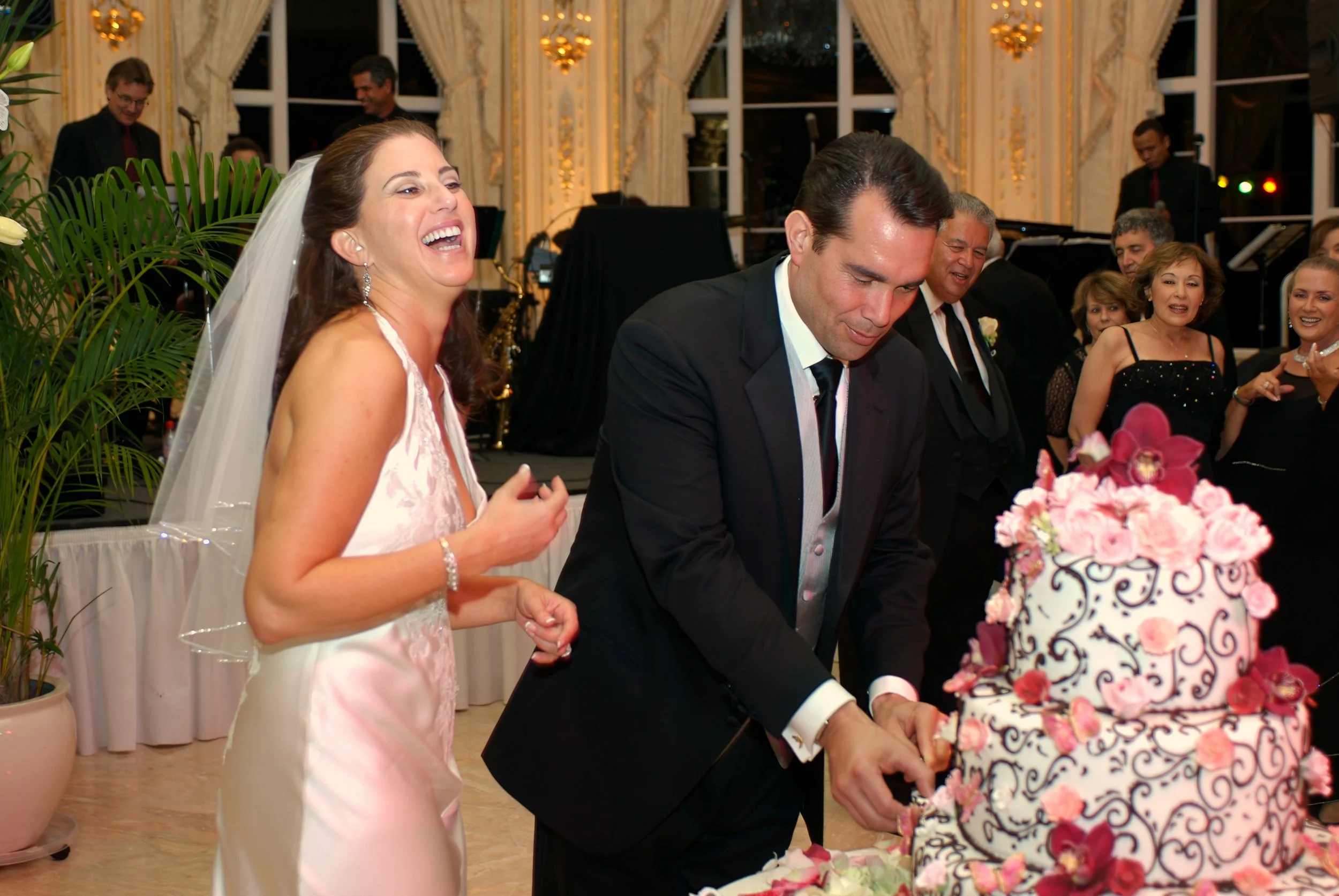Joyful Cake Cutting in the Grand Ballroom