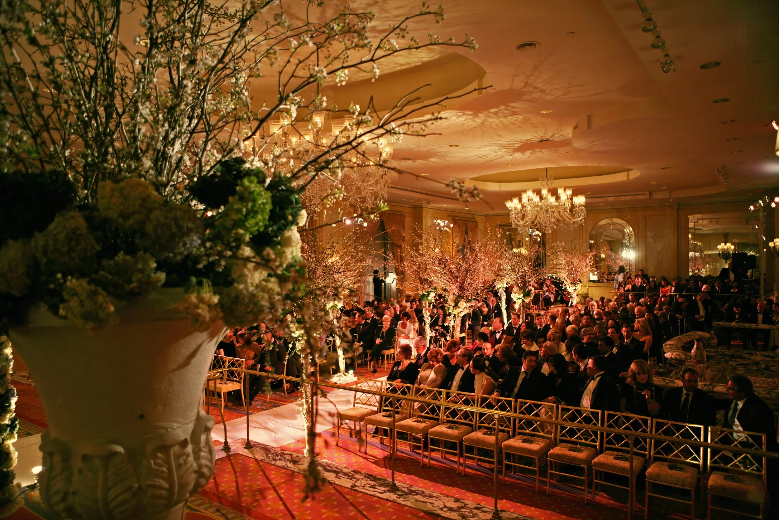 Front View of Wedding Ceremony at The Pierre Hotel