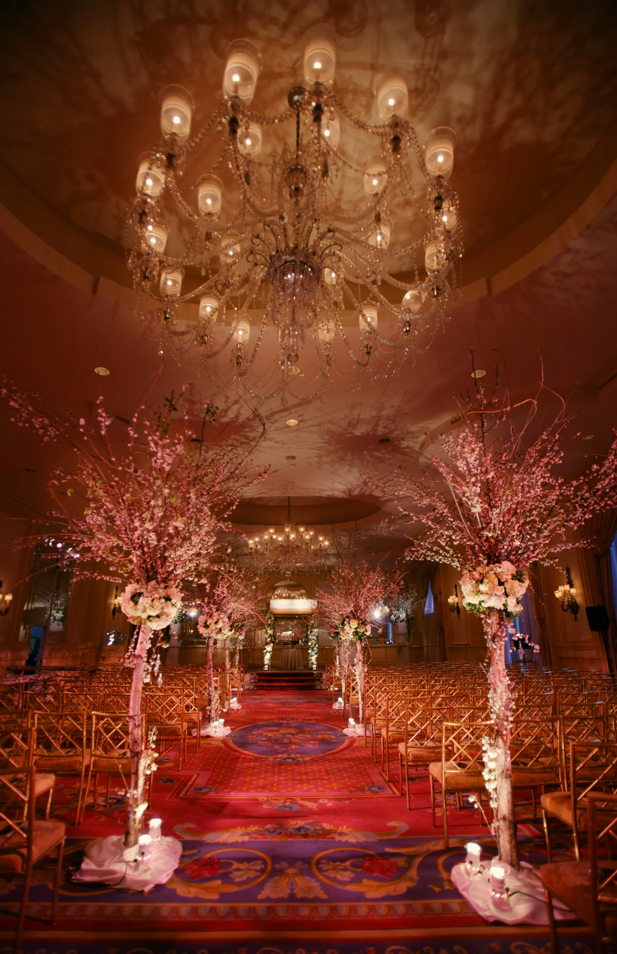 Rear View of Wedding Ceremony at The Pierre Hotel