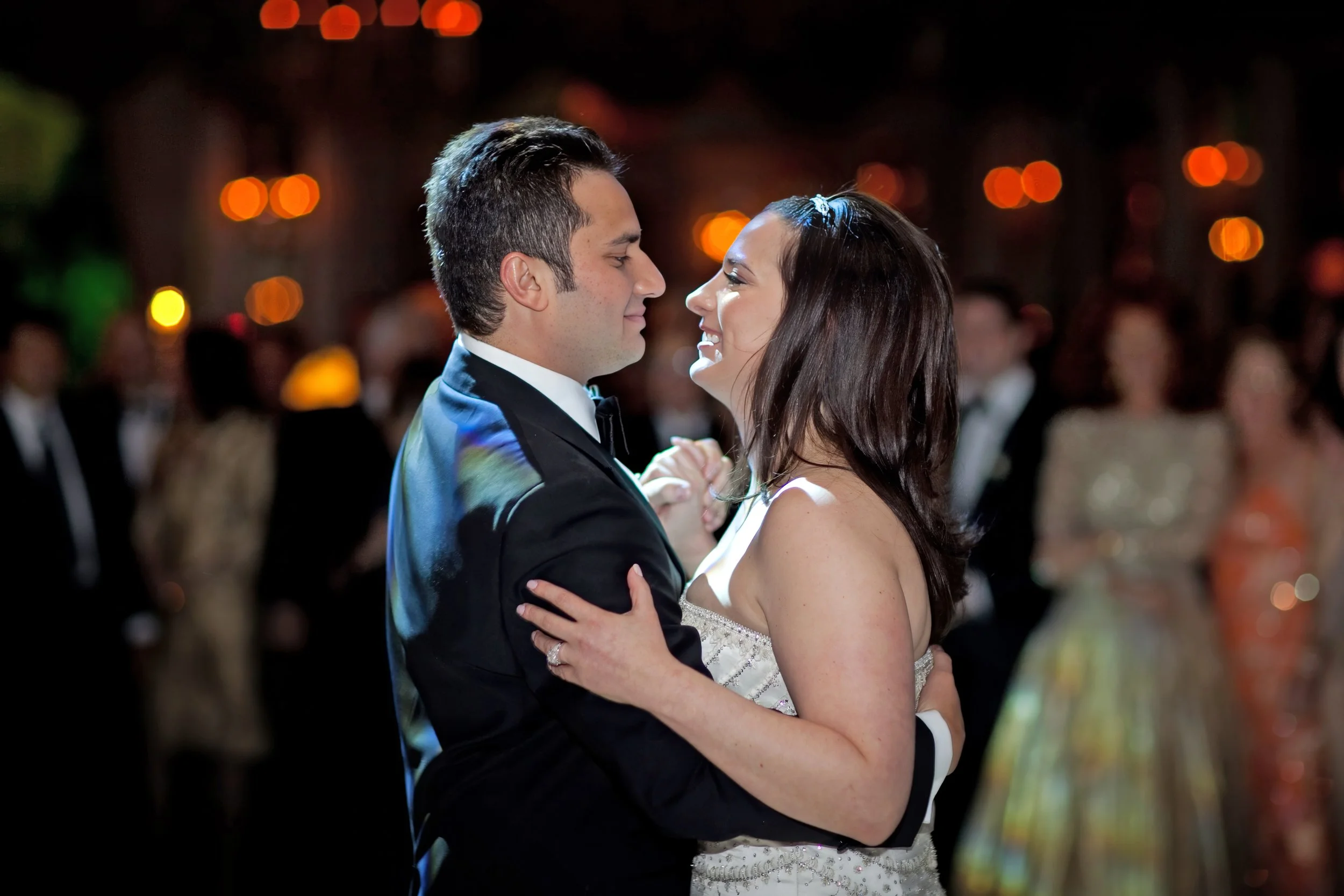 Joyful First Dance Closeup at The Pierre Hotel