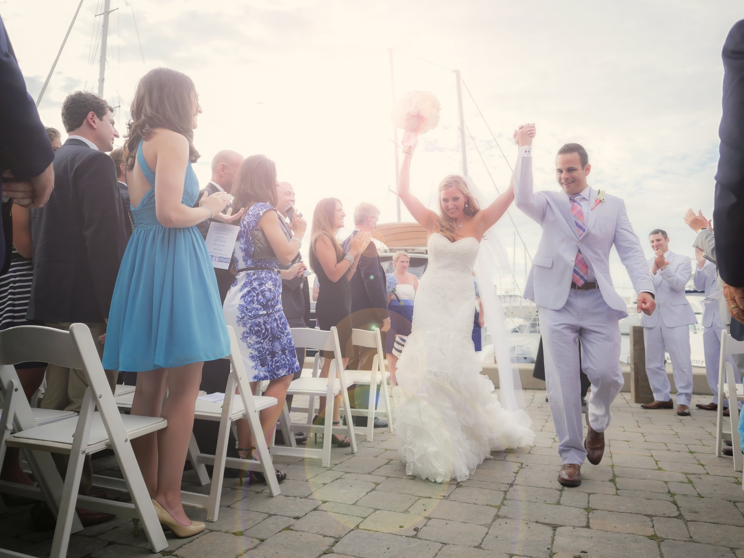 Celebrating Down the Aisle at Newport Yachting Center