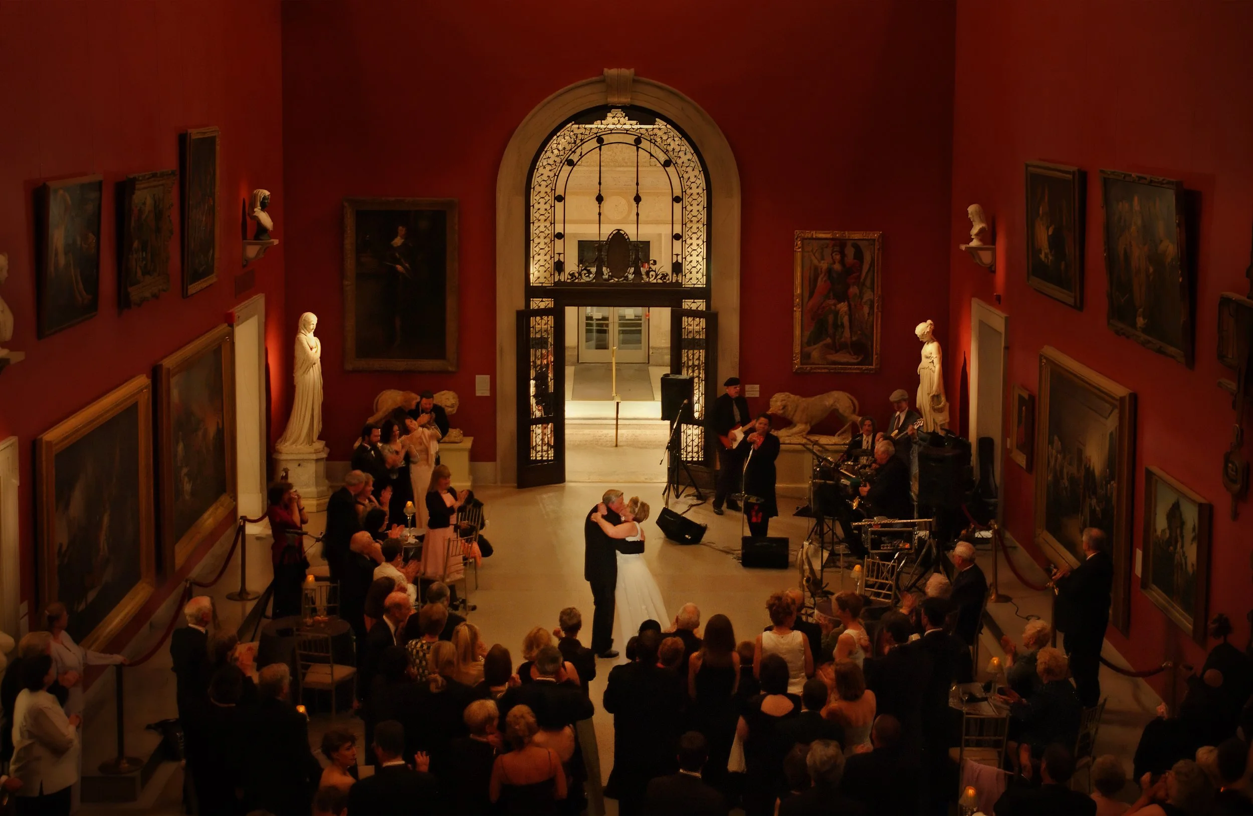 Balcony View of First Dance at Wadsworth Atheneum