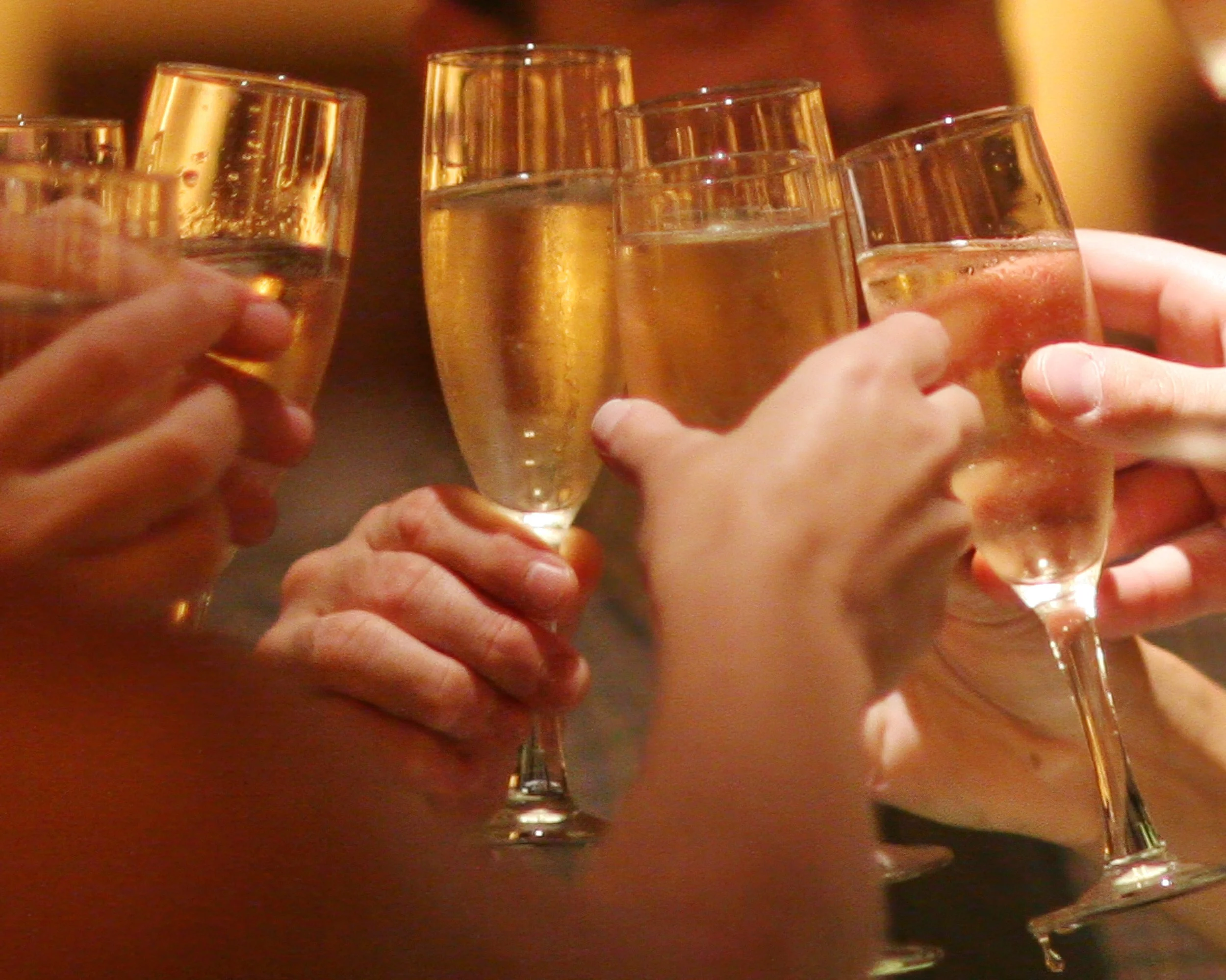 Champagne Toast at Wadsworth Atheneum Wedding